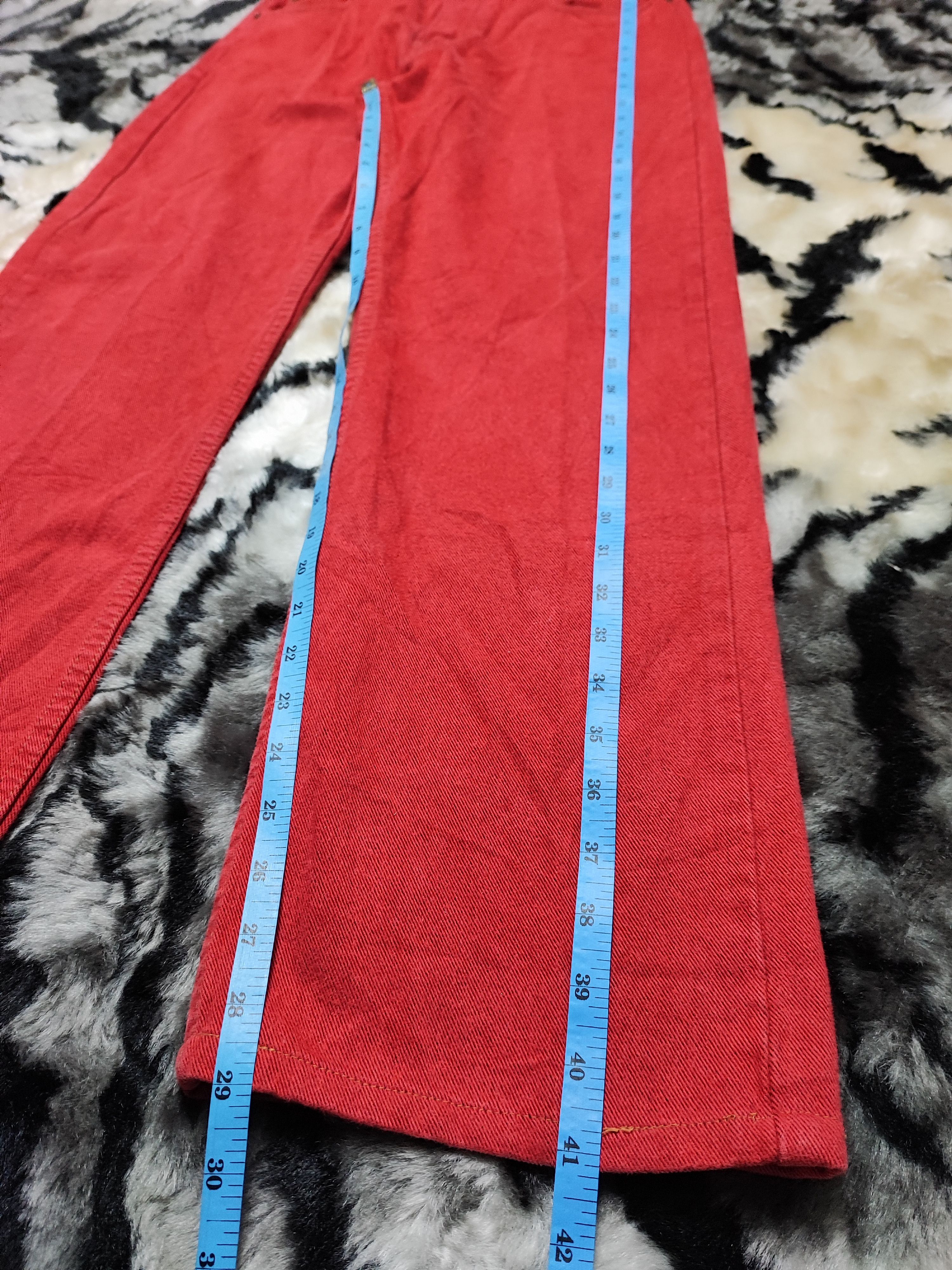 Kapital × Levi's × Vintage Vintage Levis 90s Jeans Red Denim Size US 30 / EU 46 - 16 Thumbnail