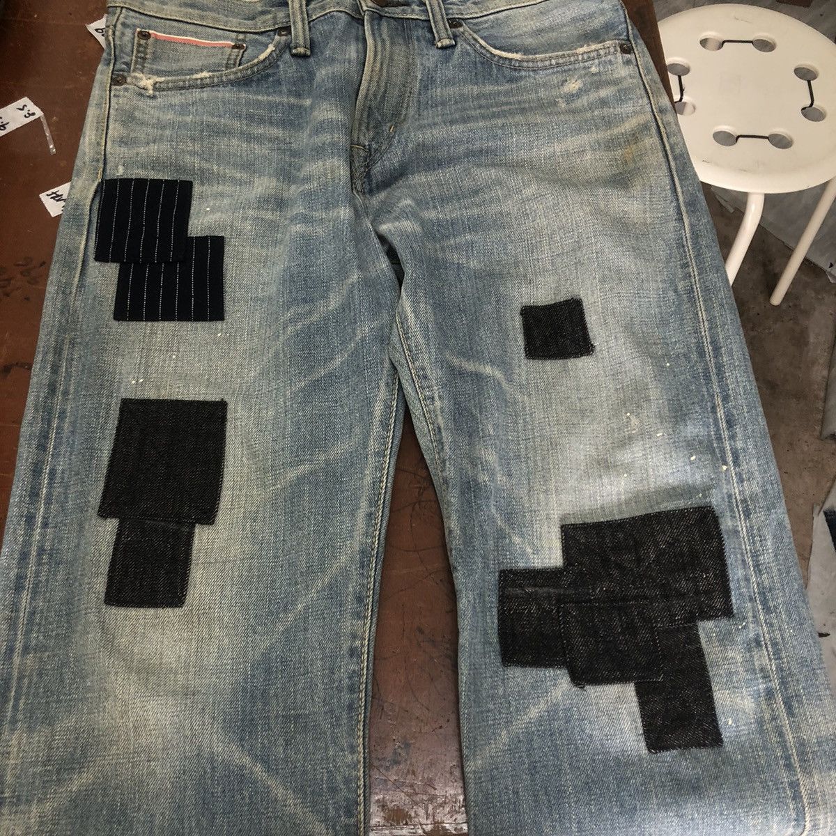 Edwin × Japanese Brand EDWIN 505ZX SELVEDGE DENIM Size US 33 - 11 Thumbnail