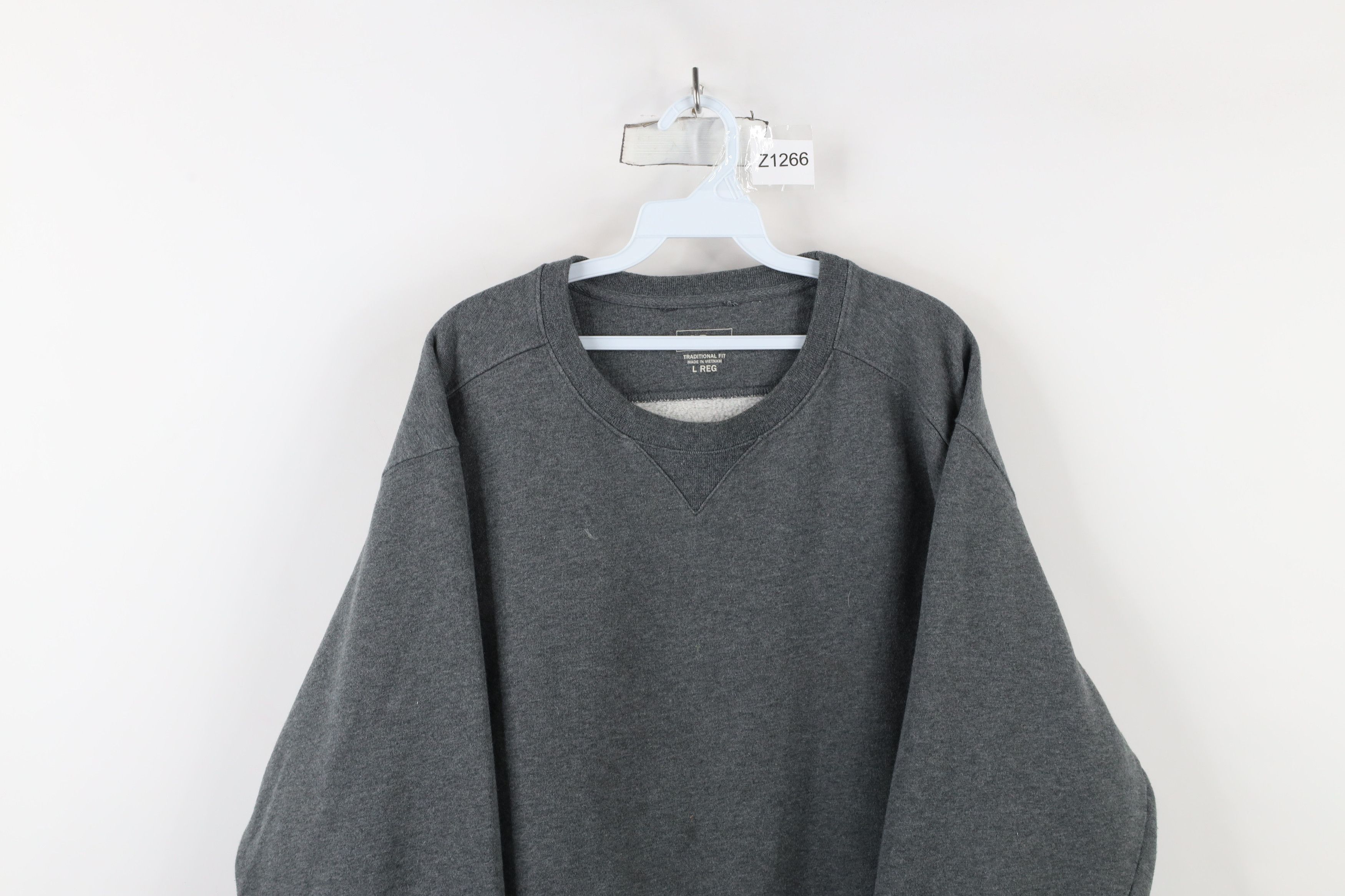 L.L. Bean × Vintage Vintage LL Bean Blank Crewneck Sweatshirt Heather Gray Size US L / EU 52-54 / 3 - 2 Thumbnail