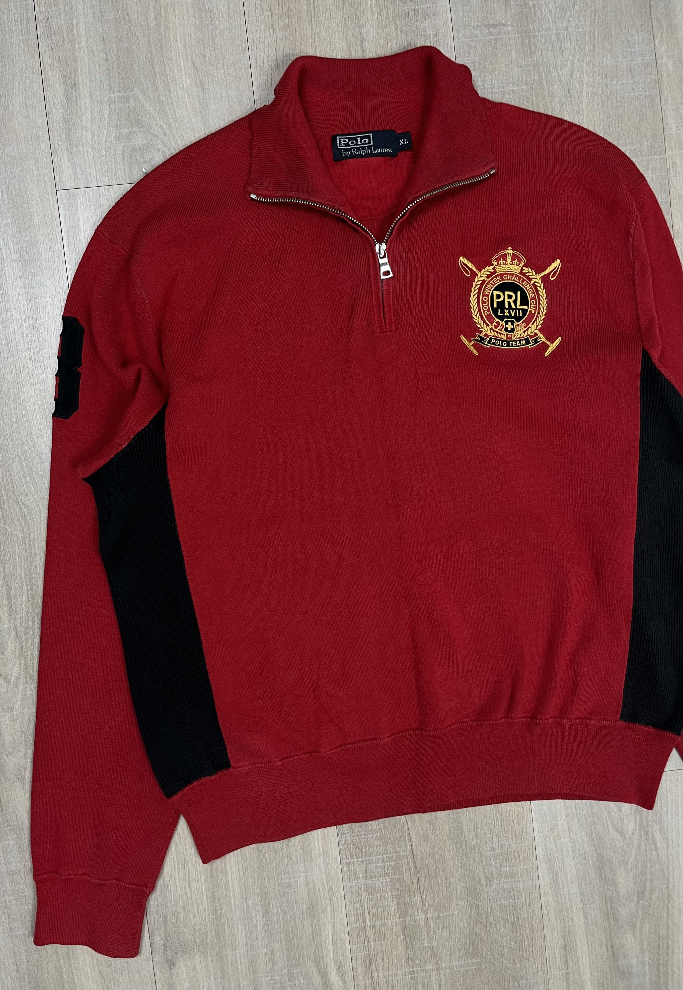 Polo Ralph Lauren Ralph Lauren Red 1/4 Zip Jumper XL Size US XL / EU 56 / 4 - 3 Thumbnail