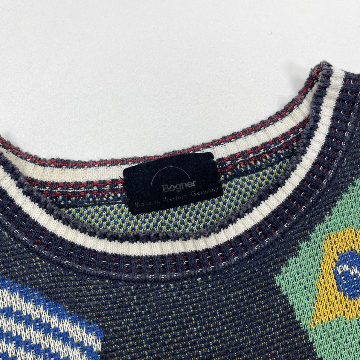 Bogner Bogner Flags Printed Cotton Knit Vintage Sweater Women’s Size S / US 4 / IT 40 - 7 Thumbnail