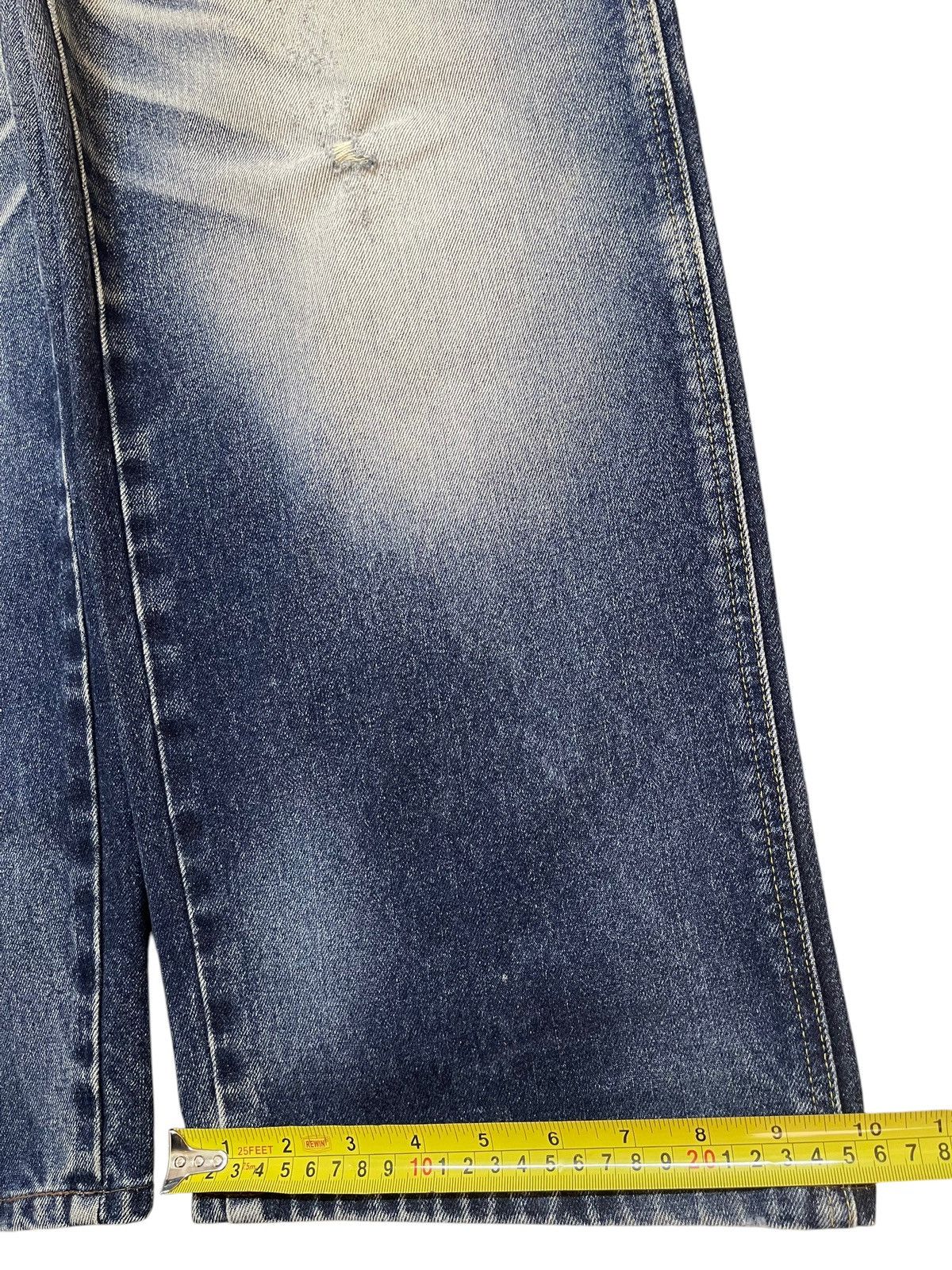 Edwin Y2K Japan Edwin Carpenter Buckle Faded Wash Wide Leg Baggy Size US 34 / EU 50 - 19 Thumbnail