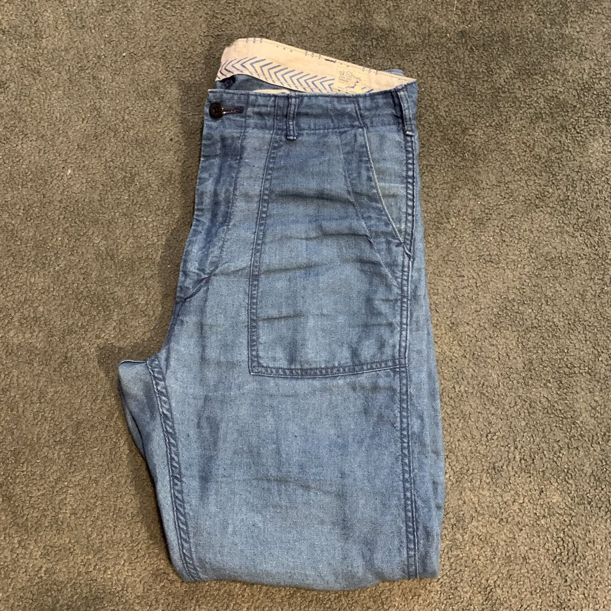 Orslow Orslow Fatigue pants in washed indigo Size US 37 - 1 Thumbnail