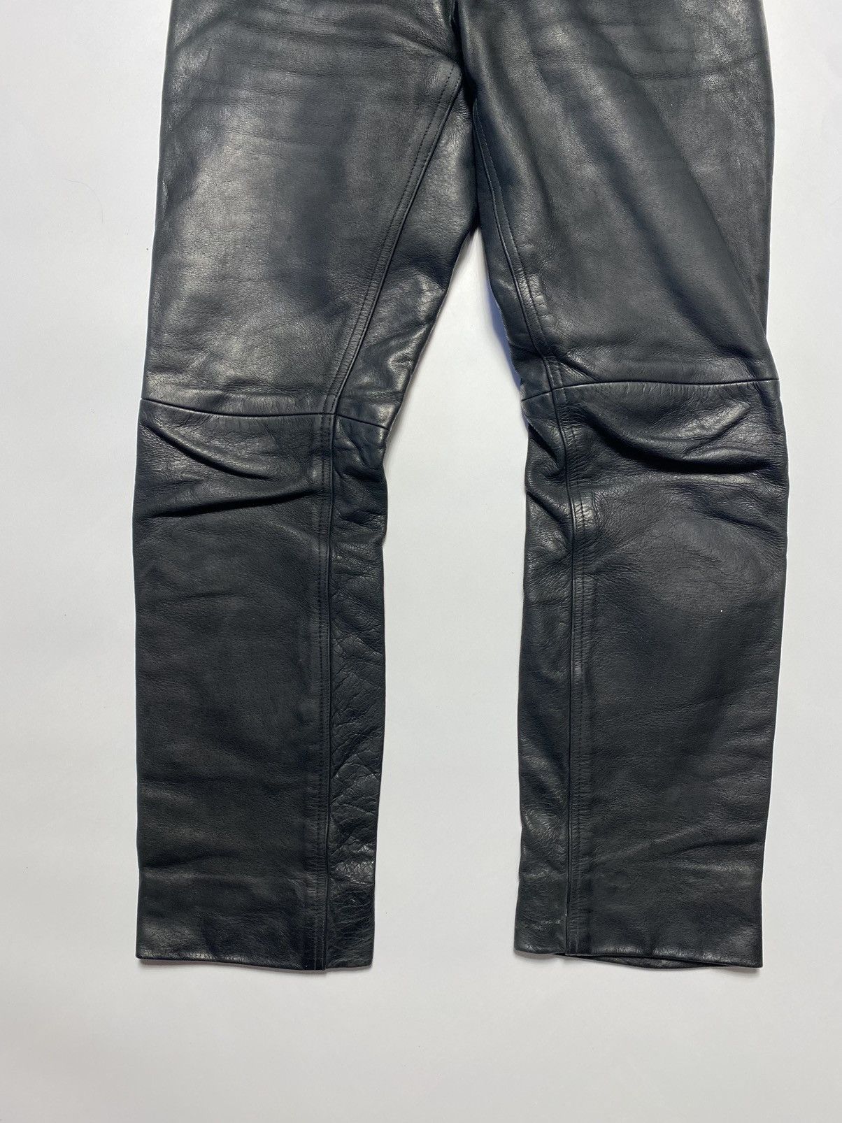 Genuine Leather Vintage Leather Pants Motorcycle Trousers Size 30 Marlboro Size US 30 / EU 46 - 7 Thumbnail