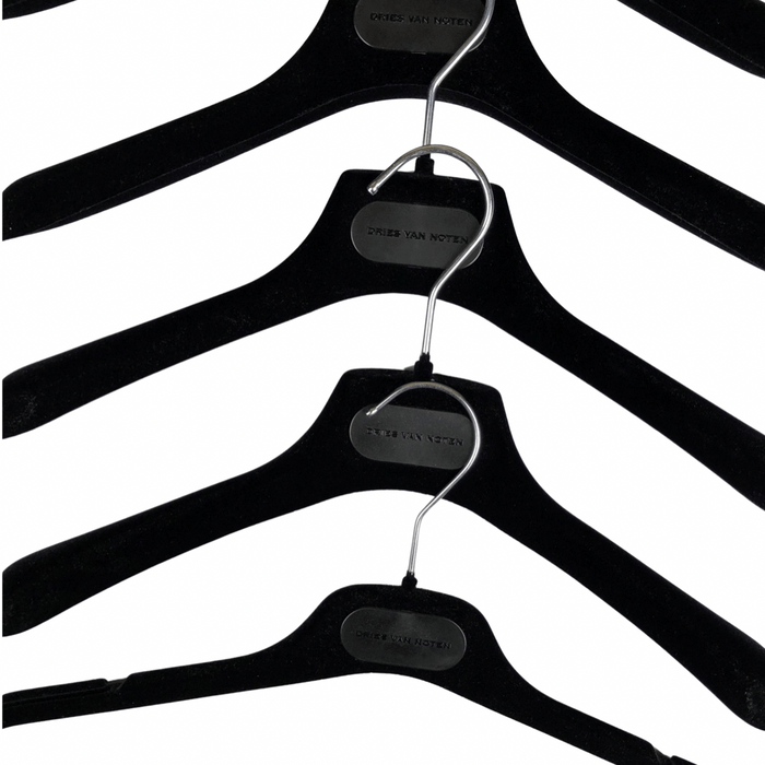 Dries Van Noten Dries Van Noten Logo Velour Hangers | Grailed