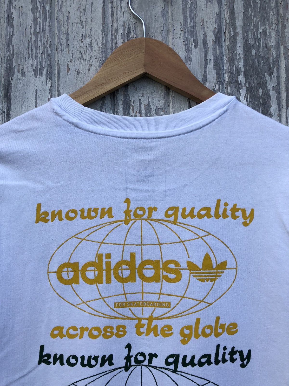 Adidas 🔥Crazy🔥Rare Adidas Globe For Skateboarding Tshirts Size US M / EU 48-50 / 2 - 2 Thumbnail