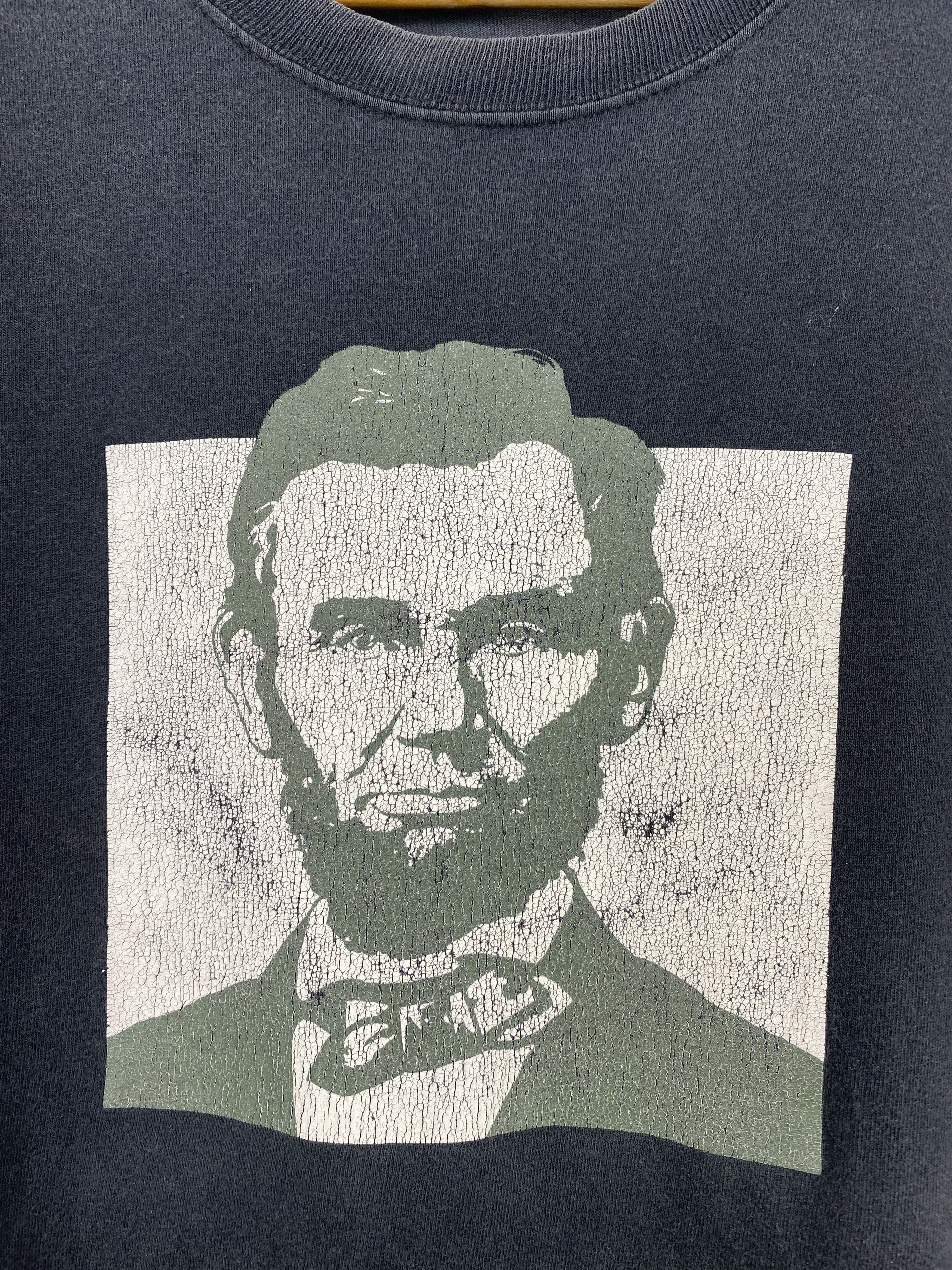 President's × Vintage Vintage Abraham Lincoln America President T-Shirt TA0542 Size US L / EU 52-54 / 3 - 5 Thumbnail