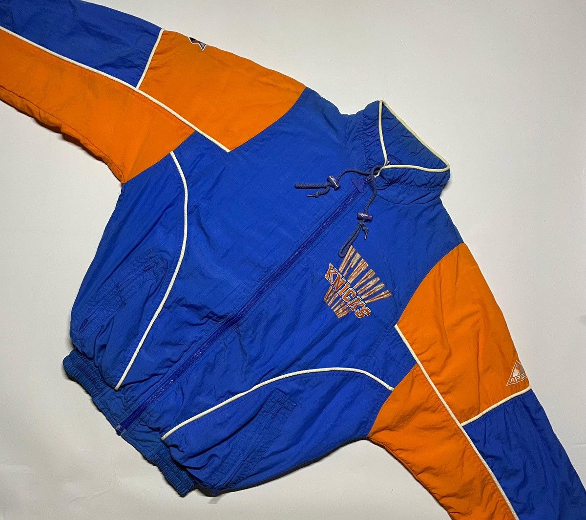 Apex One × NBA Knicks By Apex One NBA Basketball Vintage Windbreaker Jacket Size US L / EU 52-54 / 3 - 7 Thumbnail