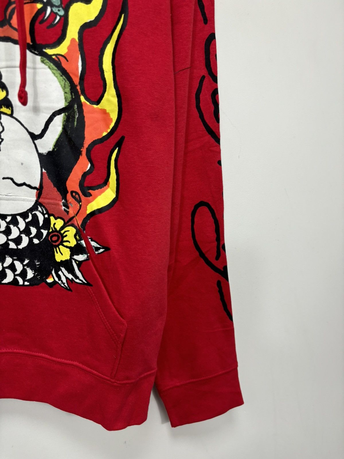 Christian Audigier Ed Hardy Y2K Skull Snake In Fire Big Logo NEW Hype Hoodie Size US M / EU 48-50 / 2 - 10 Thumbnail