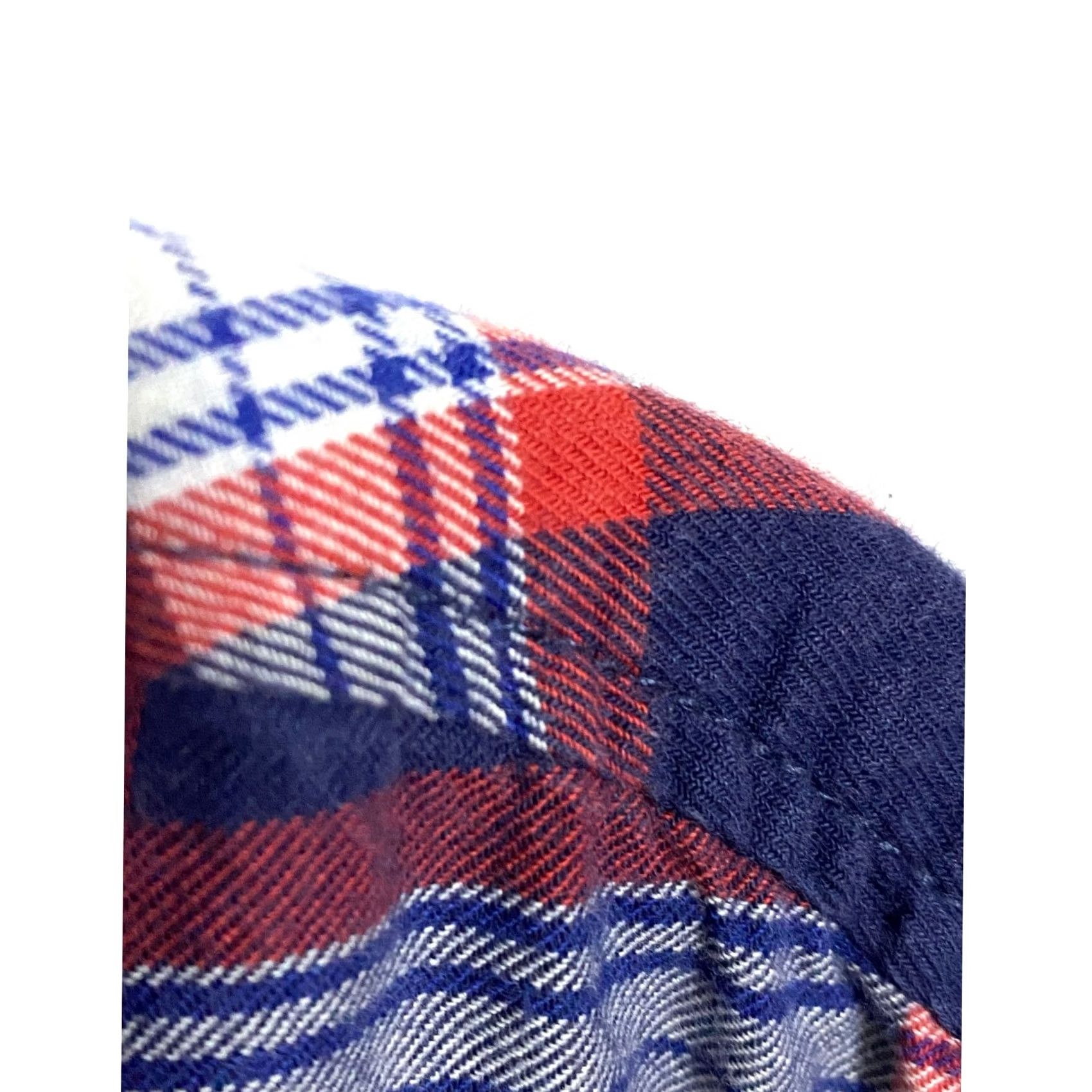 H&M H&M Divided Shirt Mens L Button-Up Plaid Slim Fit Pearl Snap Button-Down Outdoors Casual Fall Y2K Slim Fit Plaid Shirt Mens L Blue Size US L / EU 52-54 / 3 - 3 Thumbnail