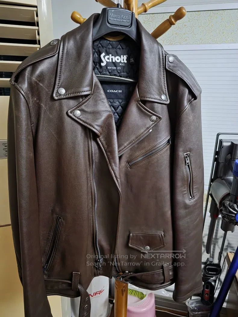 Schott Schott Genuine leather biker jacket Size US L / EU 52-54 / 3 - 1 Thumbnail