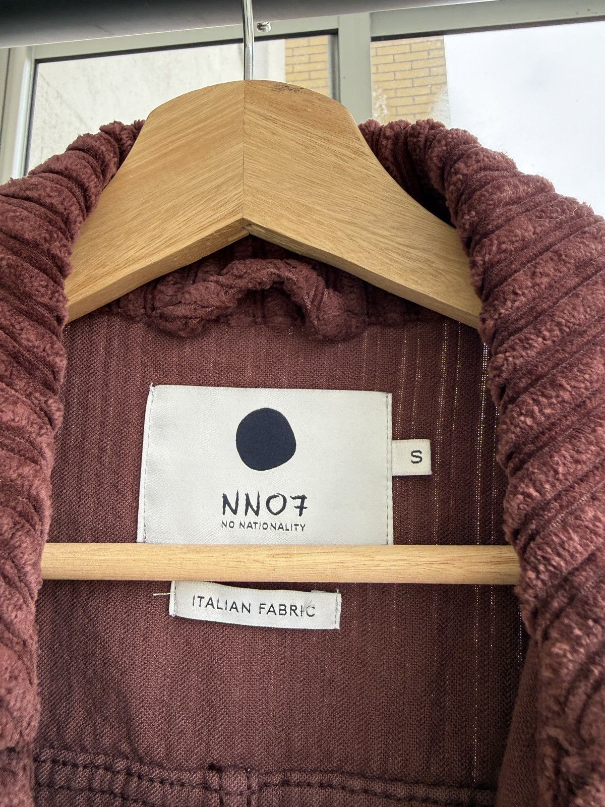 NN07 NN07 - Vincenzo Cotton-Corduroy Jacket - Men - Burgundy Size US S / EU 44-46 / 1 - 4 Thumbnail