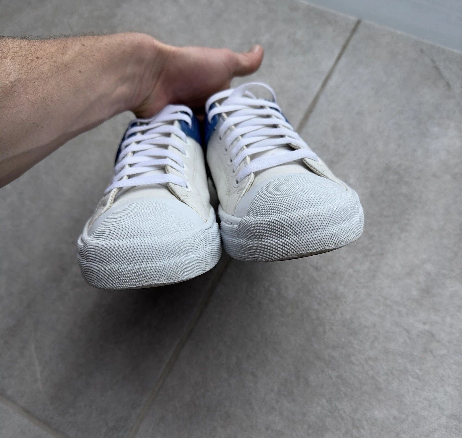 Neil Barrett NEIL BARRETT Mens Shoes Gang Trainer Sneaker Leather White Size US 8 / EU 41 - 8 Thumbnail