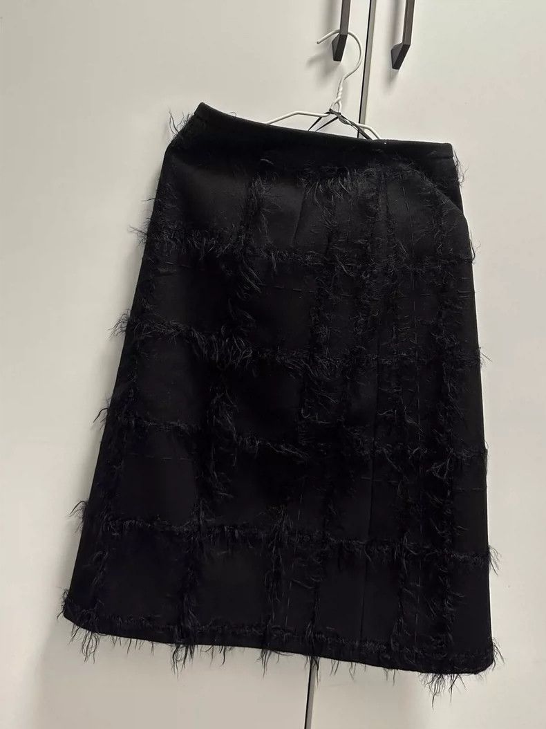 Jil Sander Jil Sander Feather Skirt Size 27" / US 4 / IT 40 - 1 Thumbnail