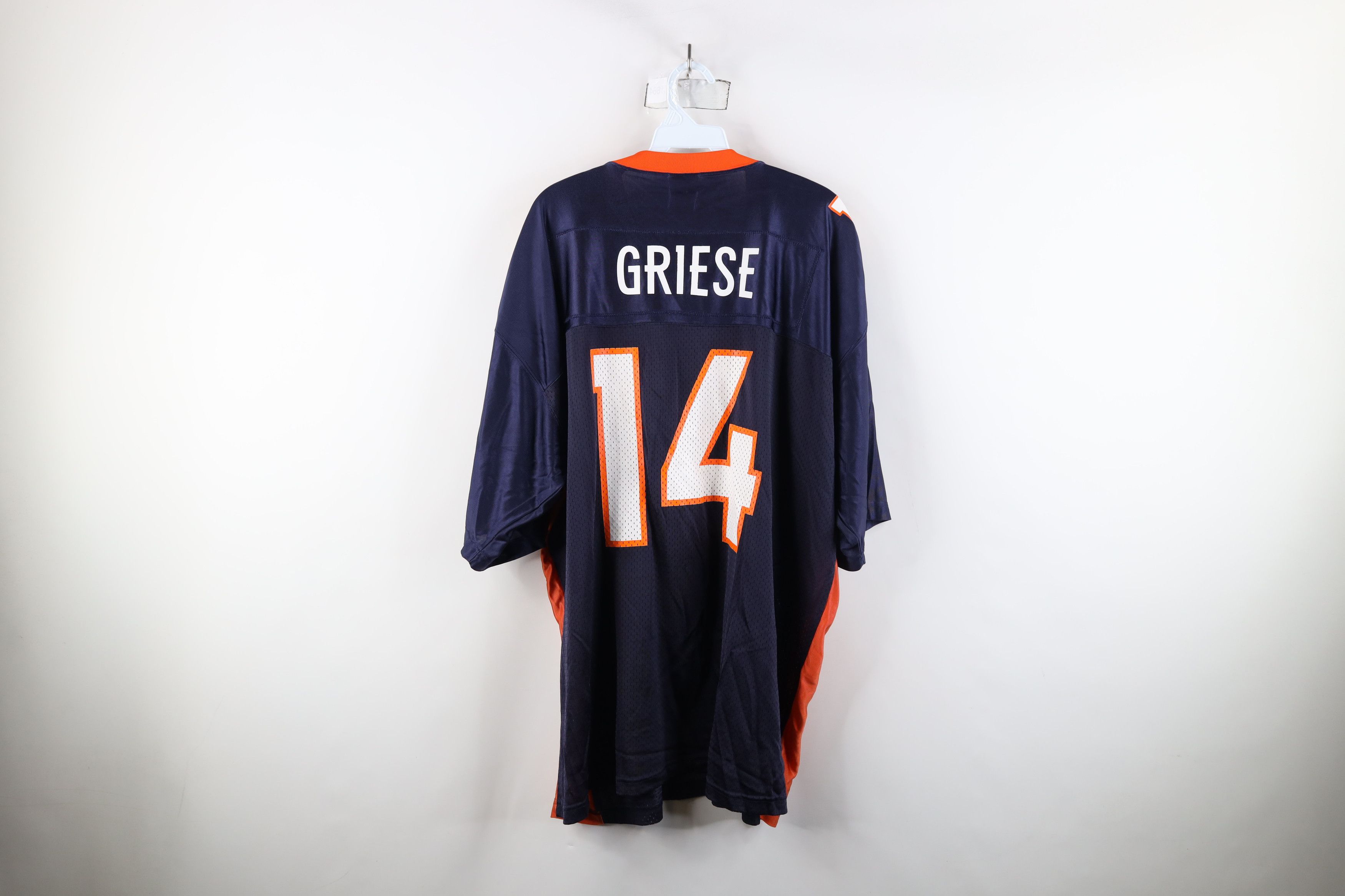 Starter × Vintage Vintage 90s Starter Denver Broncos Football Jersey Blue #14 Size US XXL / EU 58 / 5 - 13 Thumbnail