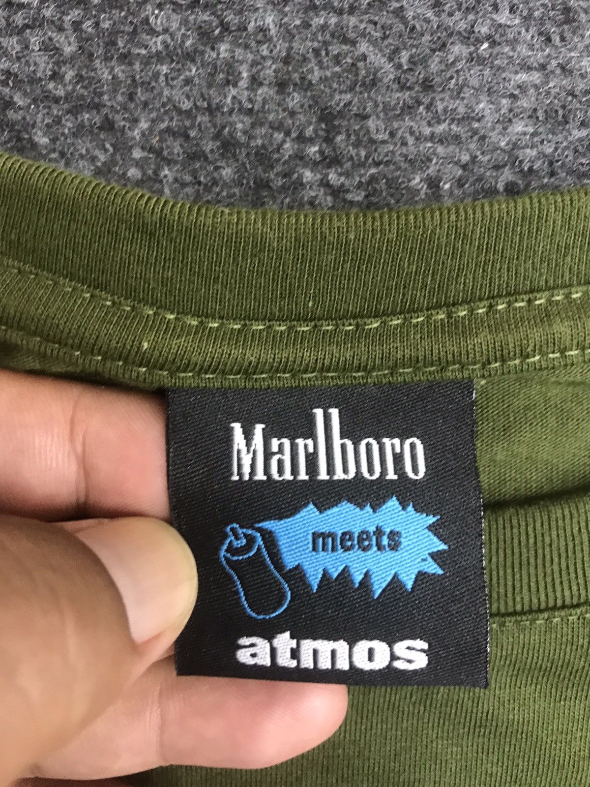 atmos Atmos x Marlboro Military Green Shirt Size US S / EU 44-46 / 1 - 6 Thumbnail