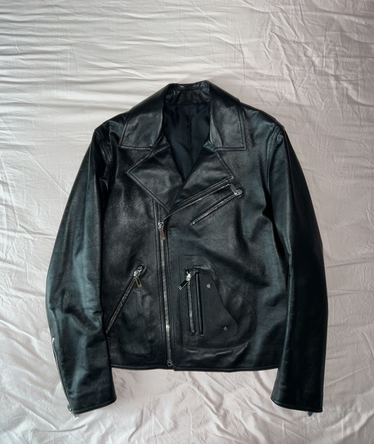 Dior Dior Motorcycle Saddle Leather Jacket Size US M / EU 48-50 / 2 - 1 Thumbnail