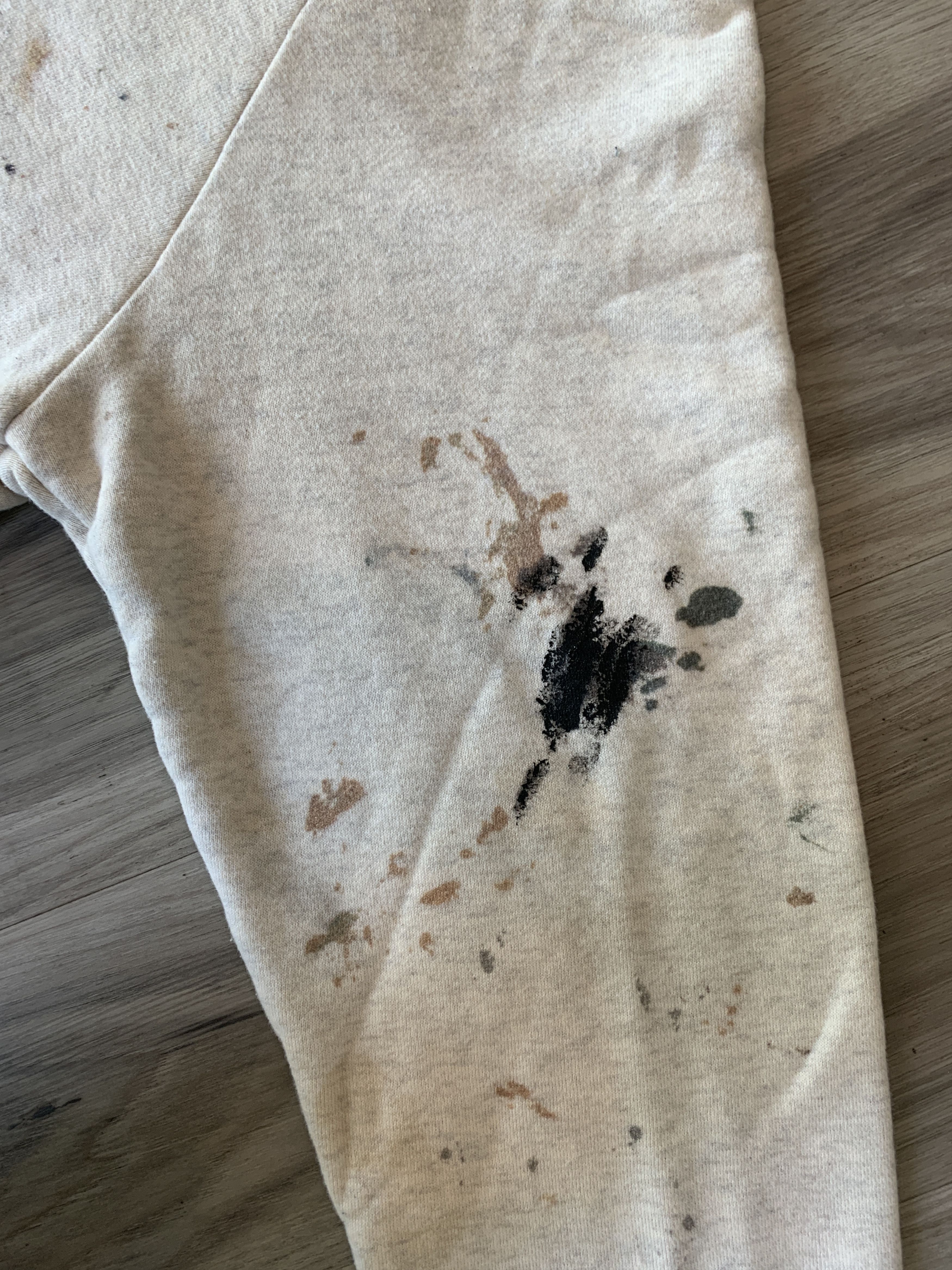 Vuja De Vuja De 004 Artisan Mud Dye Crewneck Paint Splatter Sweater Size US M / EU 48-50 / 2 - 5 Thumbnail