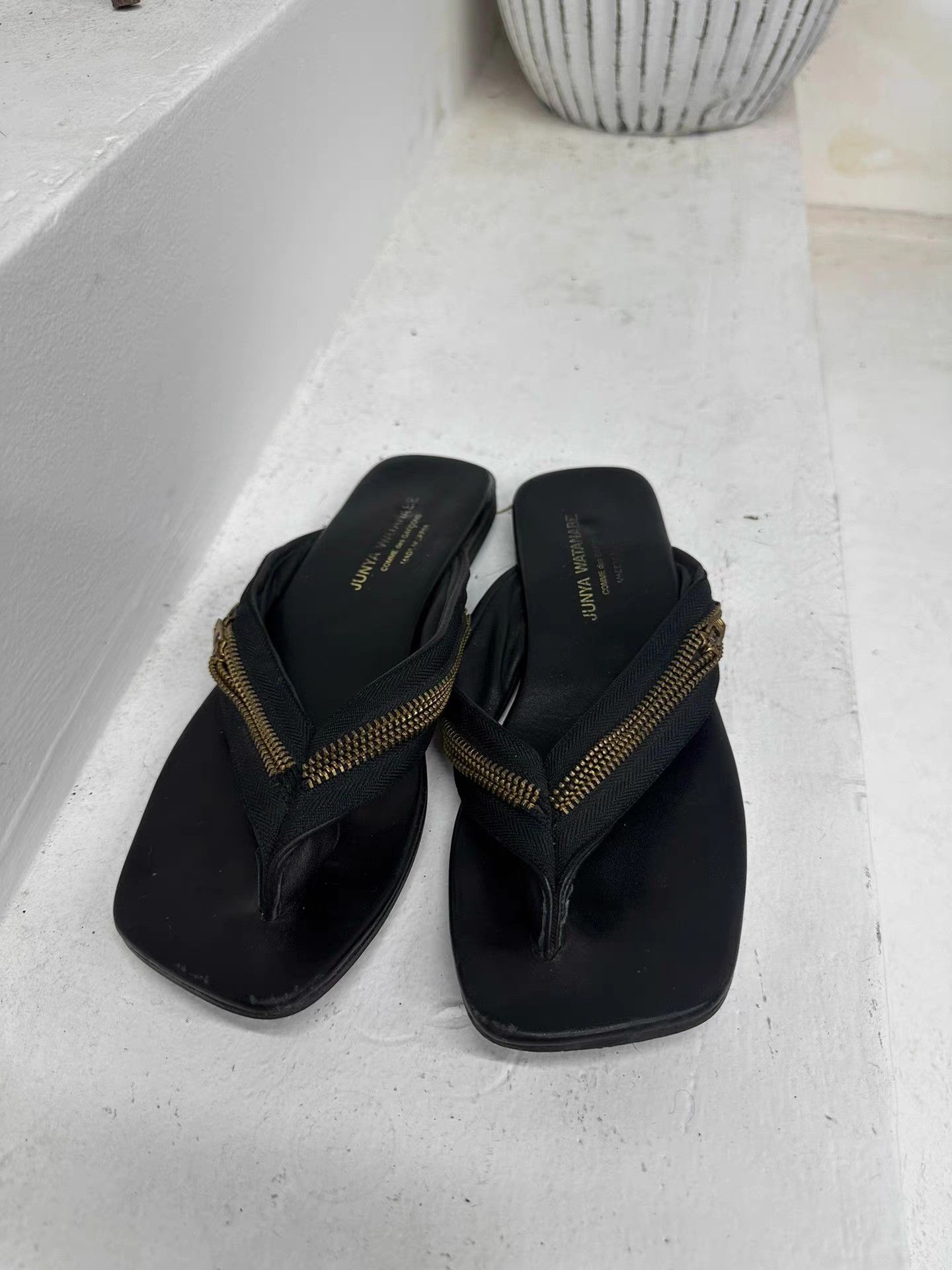 Junya Watanabe Junya watanabe Zip Detail Flip Flops K20 Size US 7 / IT 37 - 1 Thumbnail