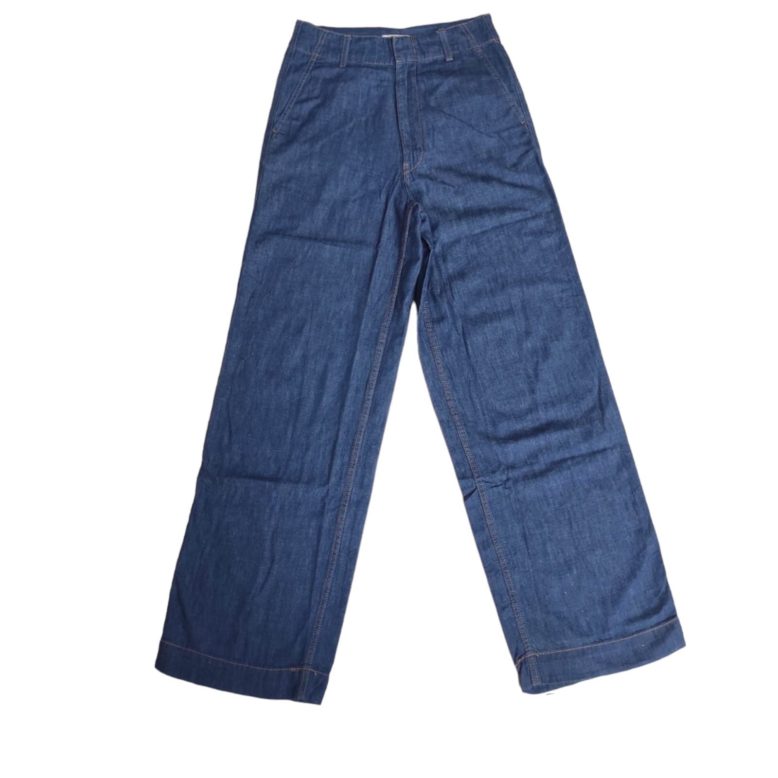 image of Christophe Lemaire x Lemaire Uniqlo U Lemaire Baggy Jeans in Blue, Women's (Size 26)