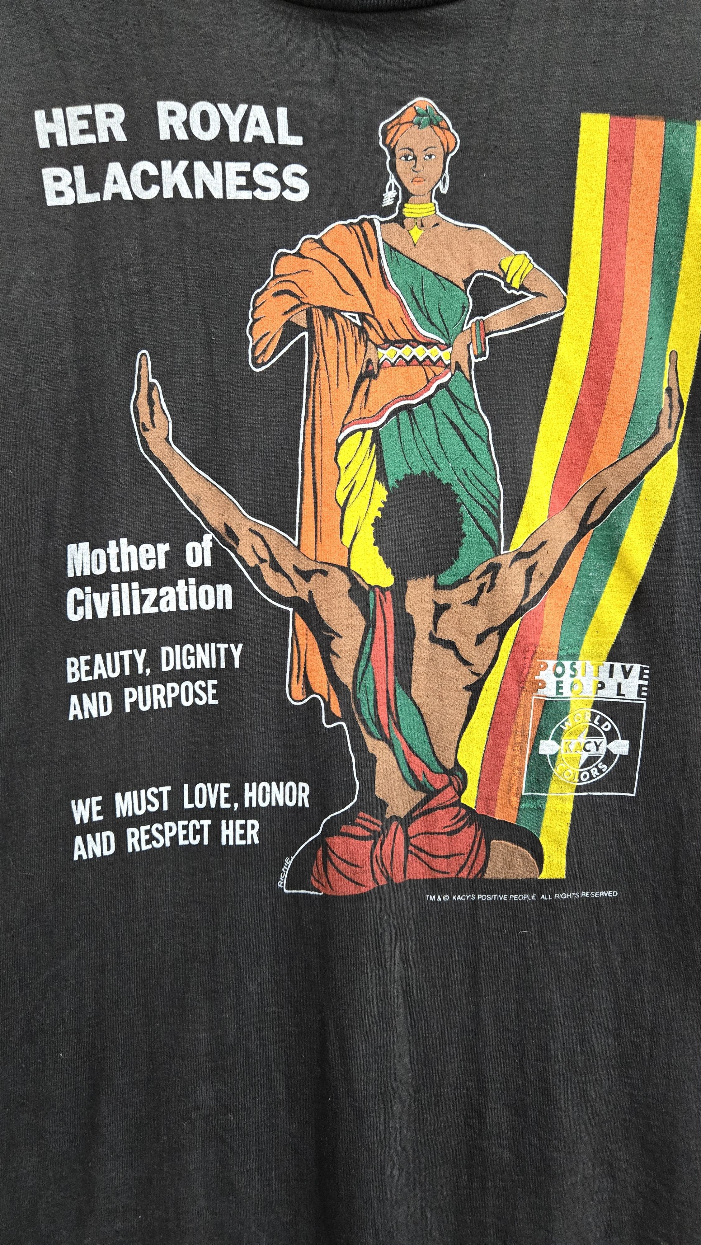 Vintage Vintage 90s Black Heritage T-shirt size XL Size US XL / EU 56 / 4 - 2 Thumbnail