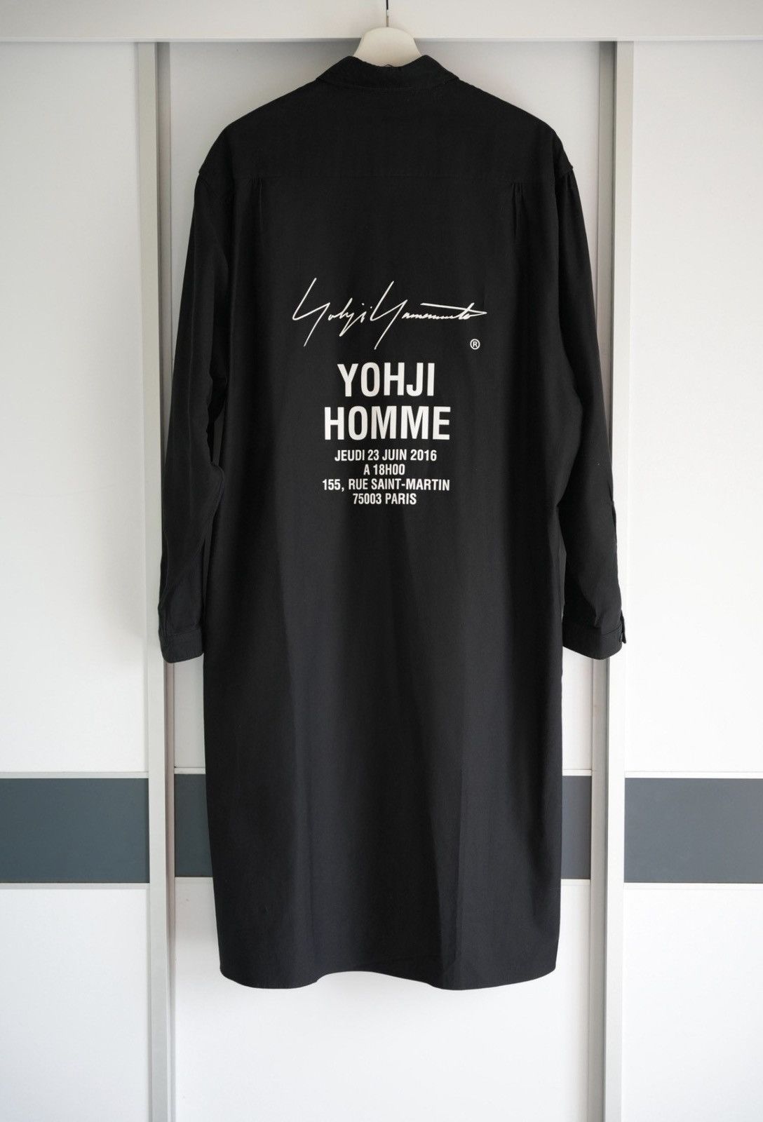 Yohji Yamamoto Yohji Yamamoto 17SS Signature Printed Staff Shirt J4 Size US M / EU 48-50 / 2 - 1 Thumbnail