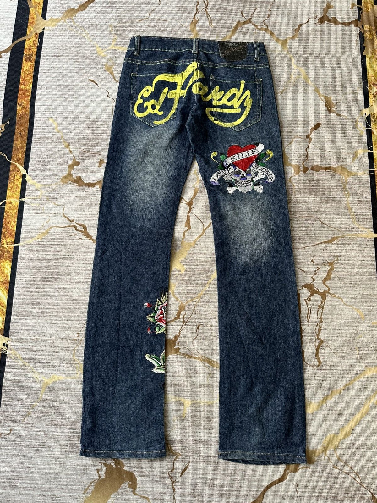 Ed Hardy Ed Hardy By Christian Audigier Low Rise Jeans Size US 29 - 3 Thumbnail