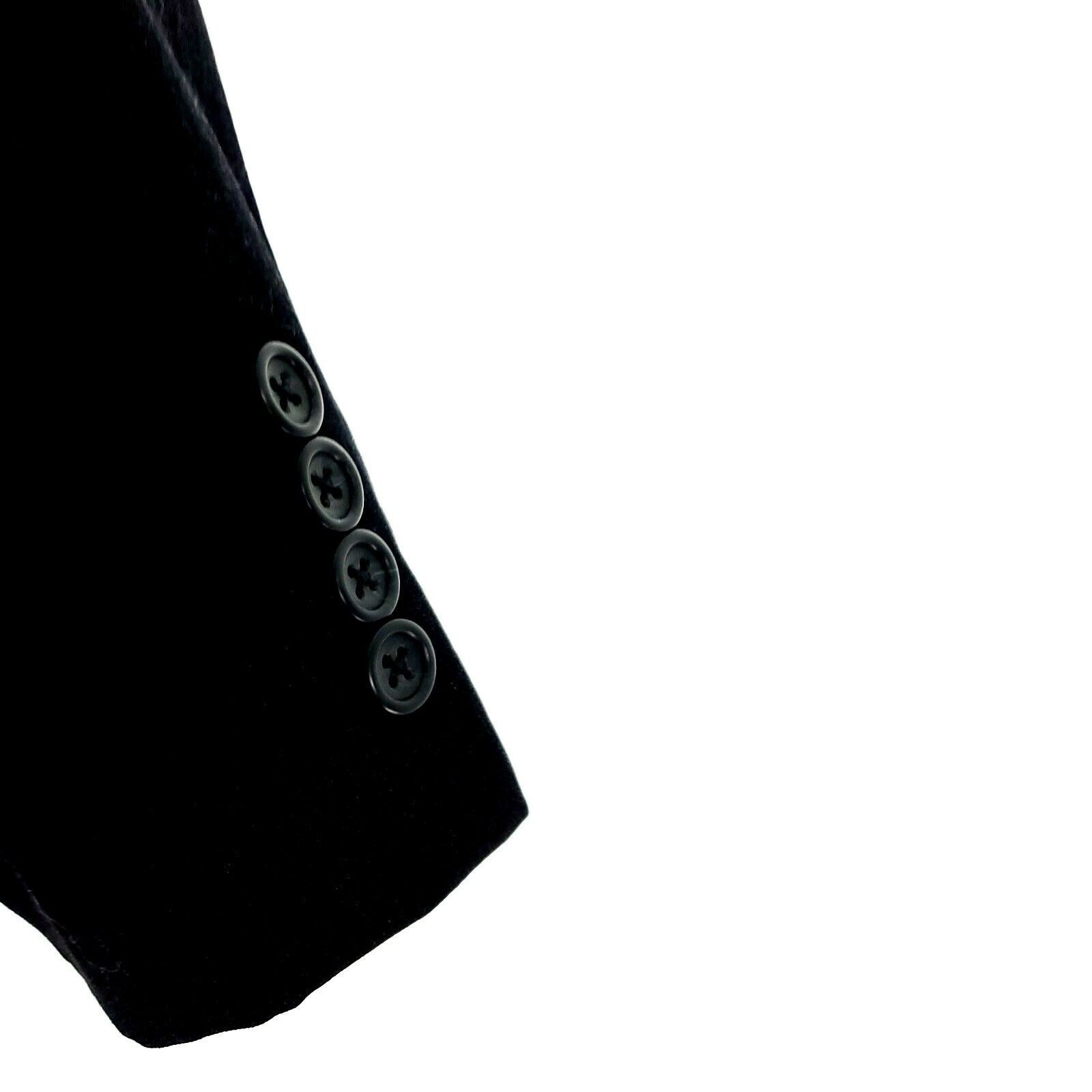 Pronto Uomo Pronto Uomo Wool 2 Button Blazer 42L Charcoal Gray Sport Coa Size ONE SIZE - 4 Thumbnail