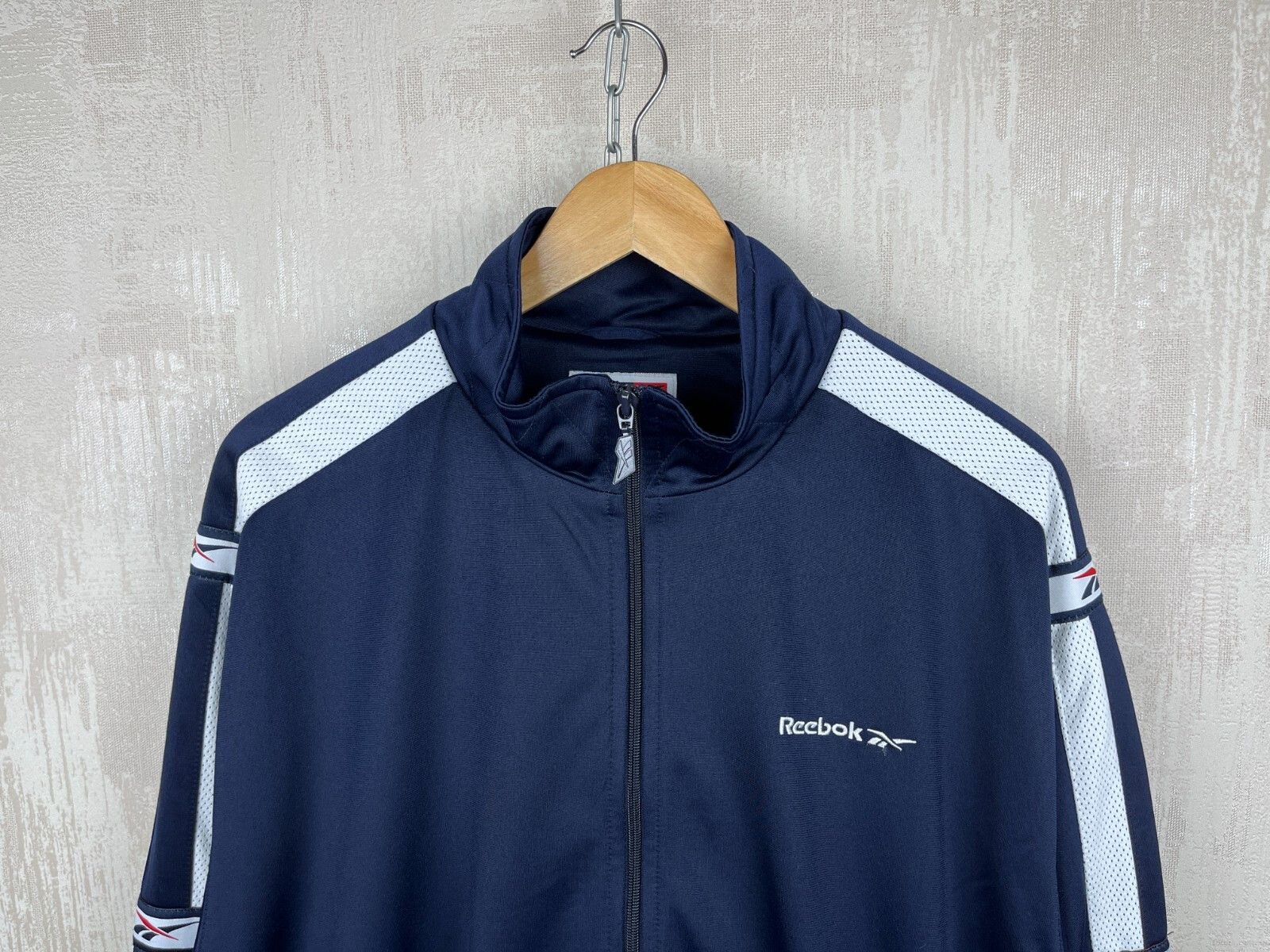 Reebok 90's Reebok Vintage Track Jacket Full Zip Size US L / EU 52-54 / 3 - 4 Thumbnail