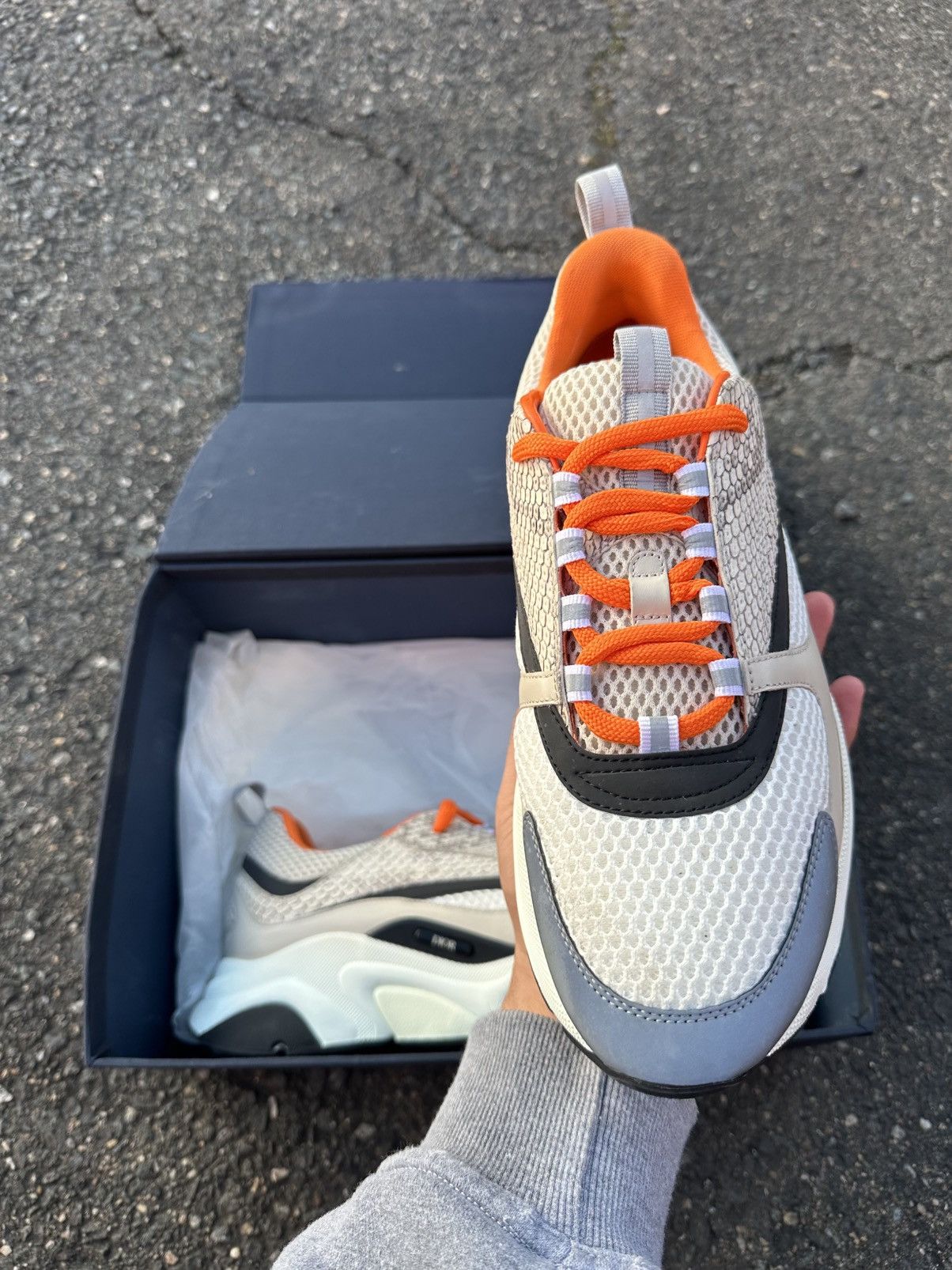Dior Dior B22 Orange Snake Skin Size US 10 / EU 43 - 8 Thumbnail