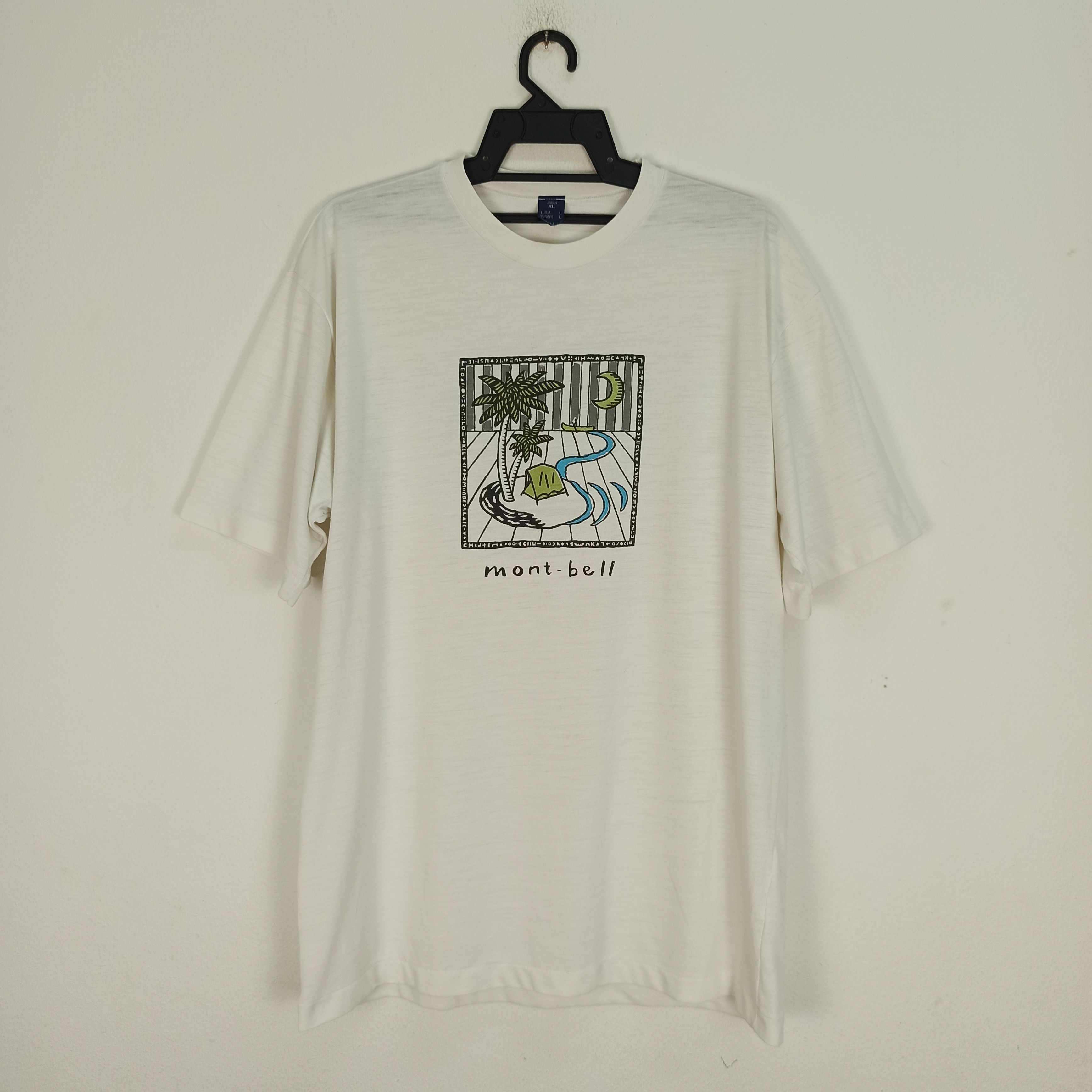 Montbell Rare Mont-Bell Tshirt Vintage Made in Japan Size US XL / EU 56 / 4 - 1 Thumbnail