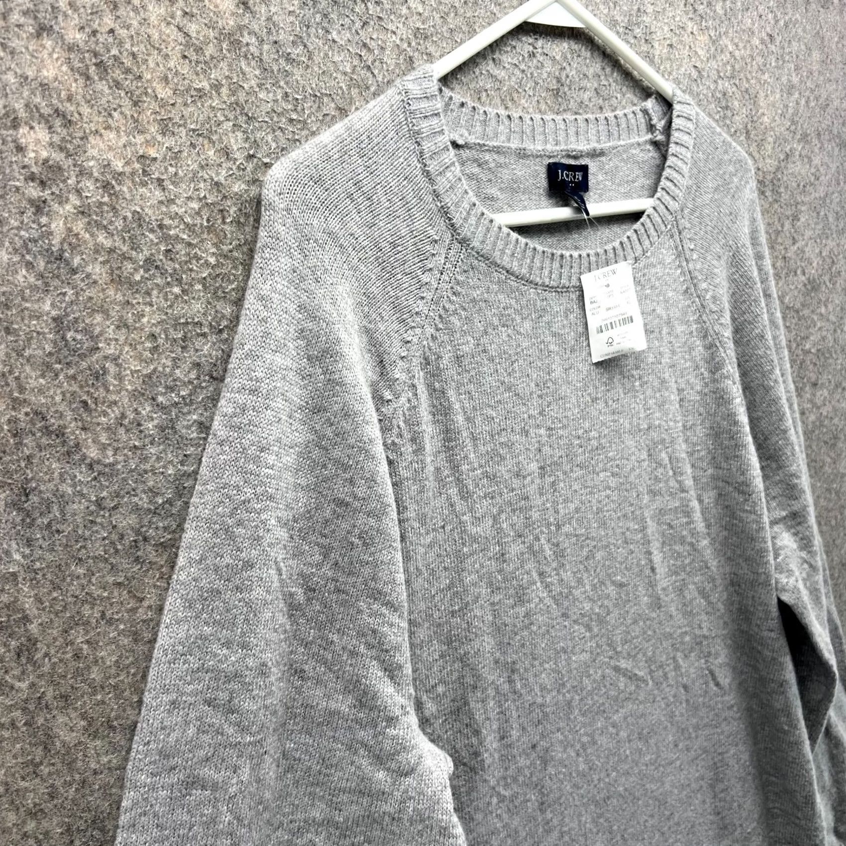 J.Crew J.CREW Sweater Mens XL Supersoft Lambswool Blend Fleece Pullover Knit Crew Neck Size US XL / EU 56 / 4 - 6 Thumbnail
