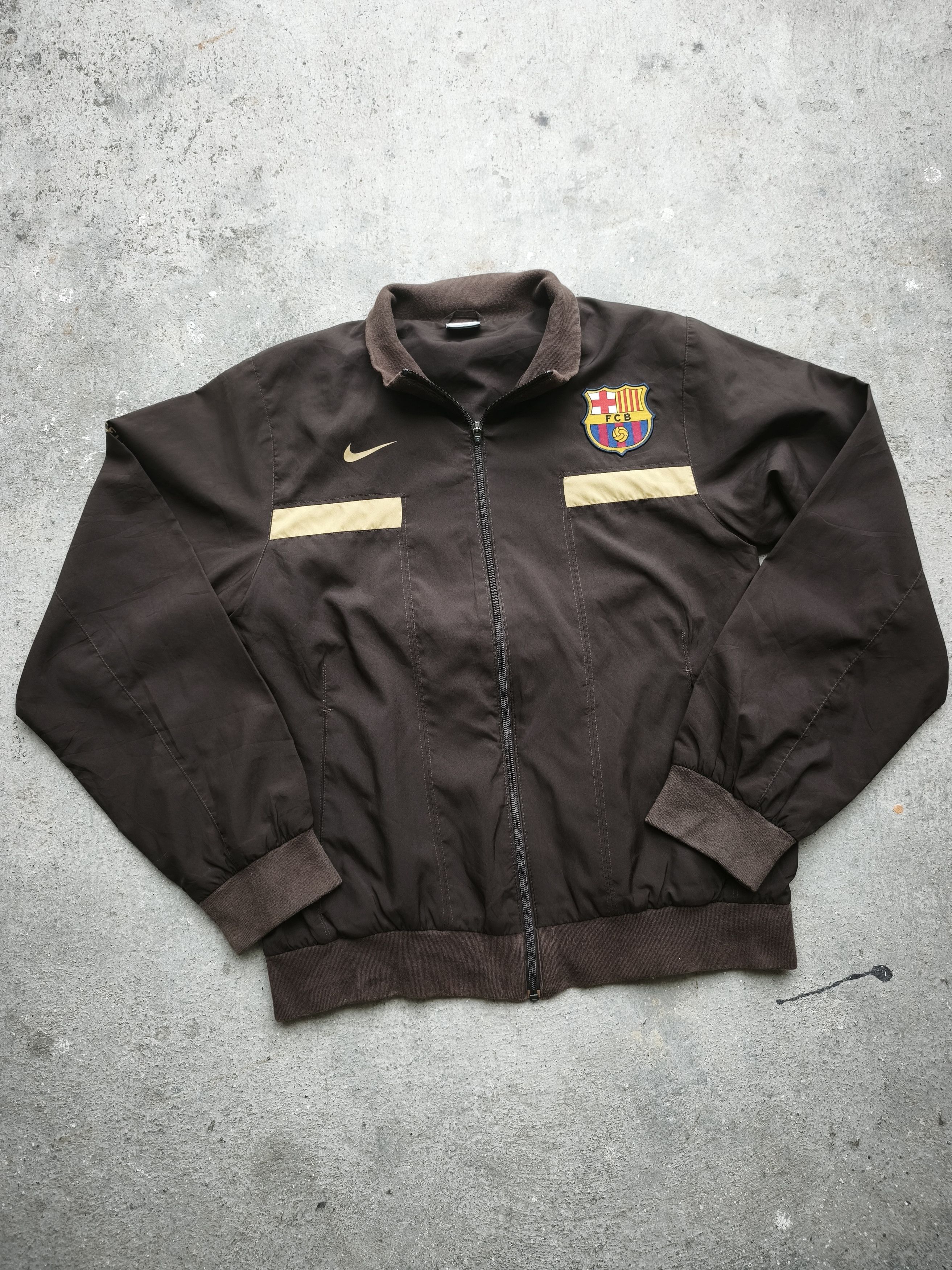 Nike Nike Total 90 Barcelona Brown Track Jacket Size US S / EU 44-46 / 1 - 1 Thumbnail