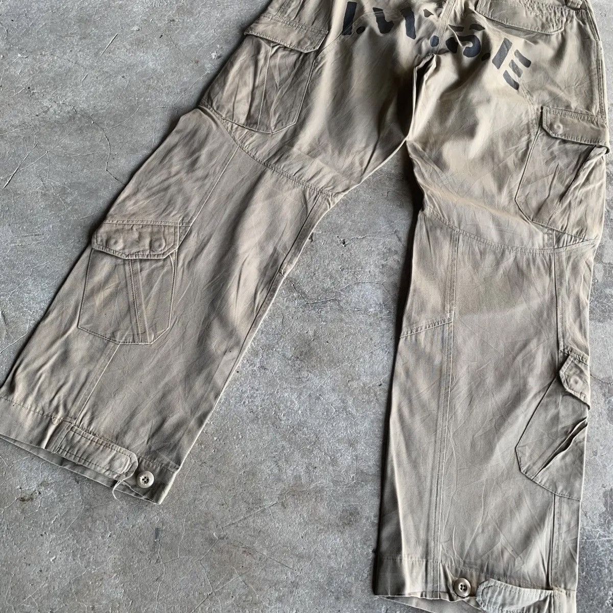 Japanese Brand 10-Pocket Vtg ill’s Utility Tactical Multipocket Cargo Pants Size US 33 - 11 Thumbnail
