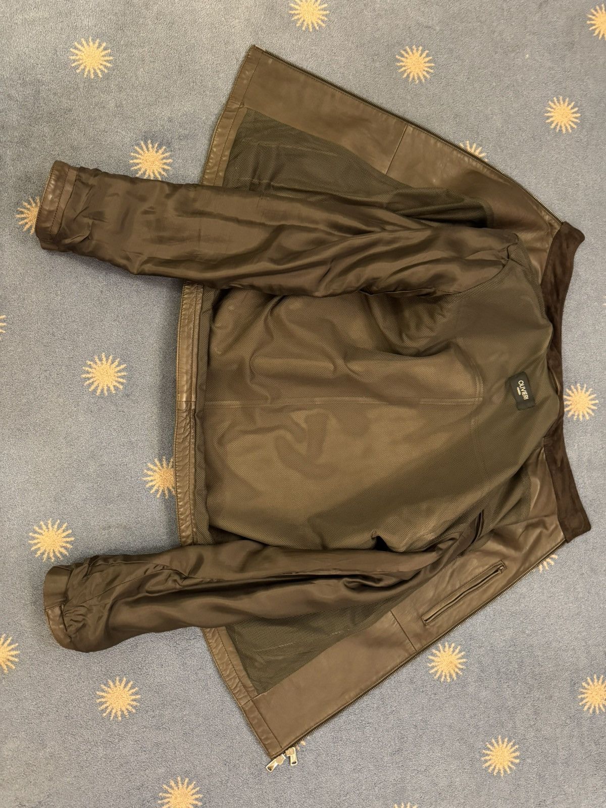 Other Olivieri Venezia Brown Leather Jacket Size US L / EU 52-54 / 3 - 7 Thumbnail