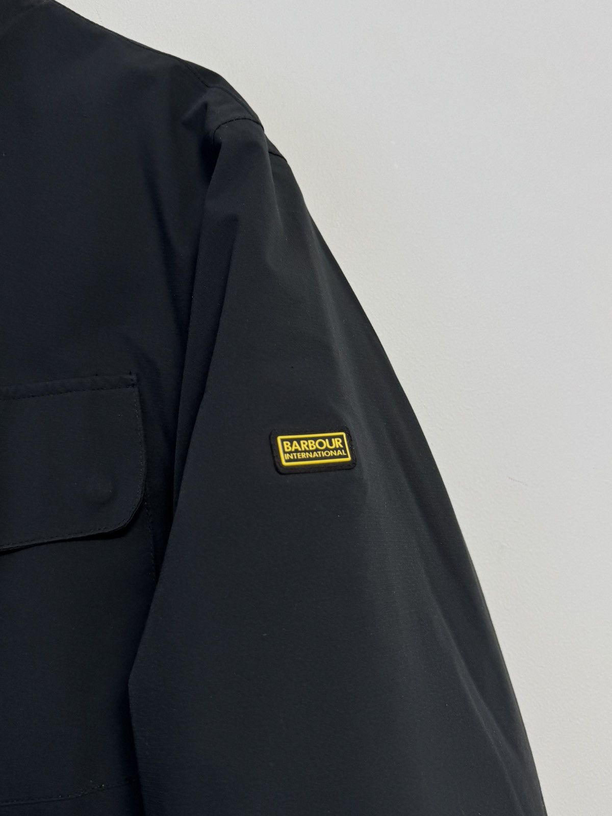 Barbour Barbour Triple Black Mens Hooded Bomber Biker Jacket Coat Size US L / EU 52-54 / 3 - 6 Thumbnail