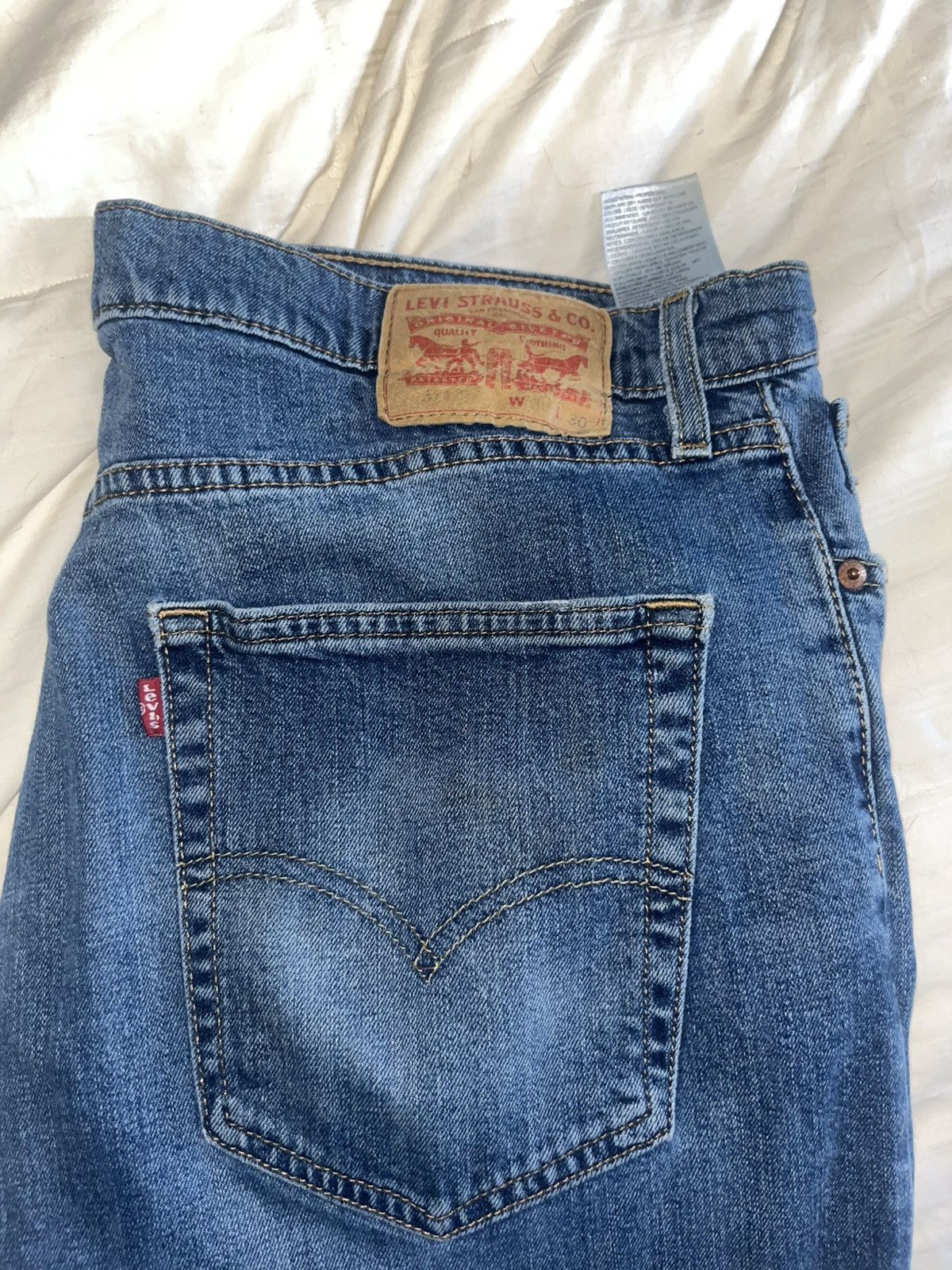 Levi's Levis Blue Jeans Size US 40 / EU 56 - 3 Thumbnail