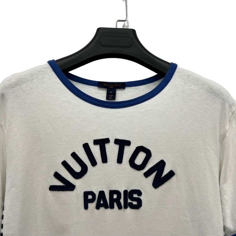 Louis Vuitton Louis Vuitton Flocked monogram logo side stripe short slee Size US M / EU 48-50 / 2 - 4 Thumbnail