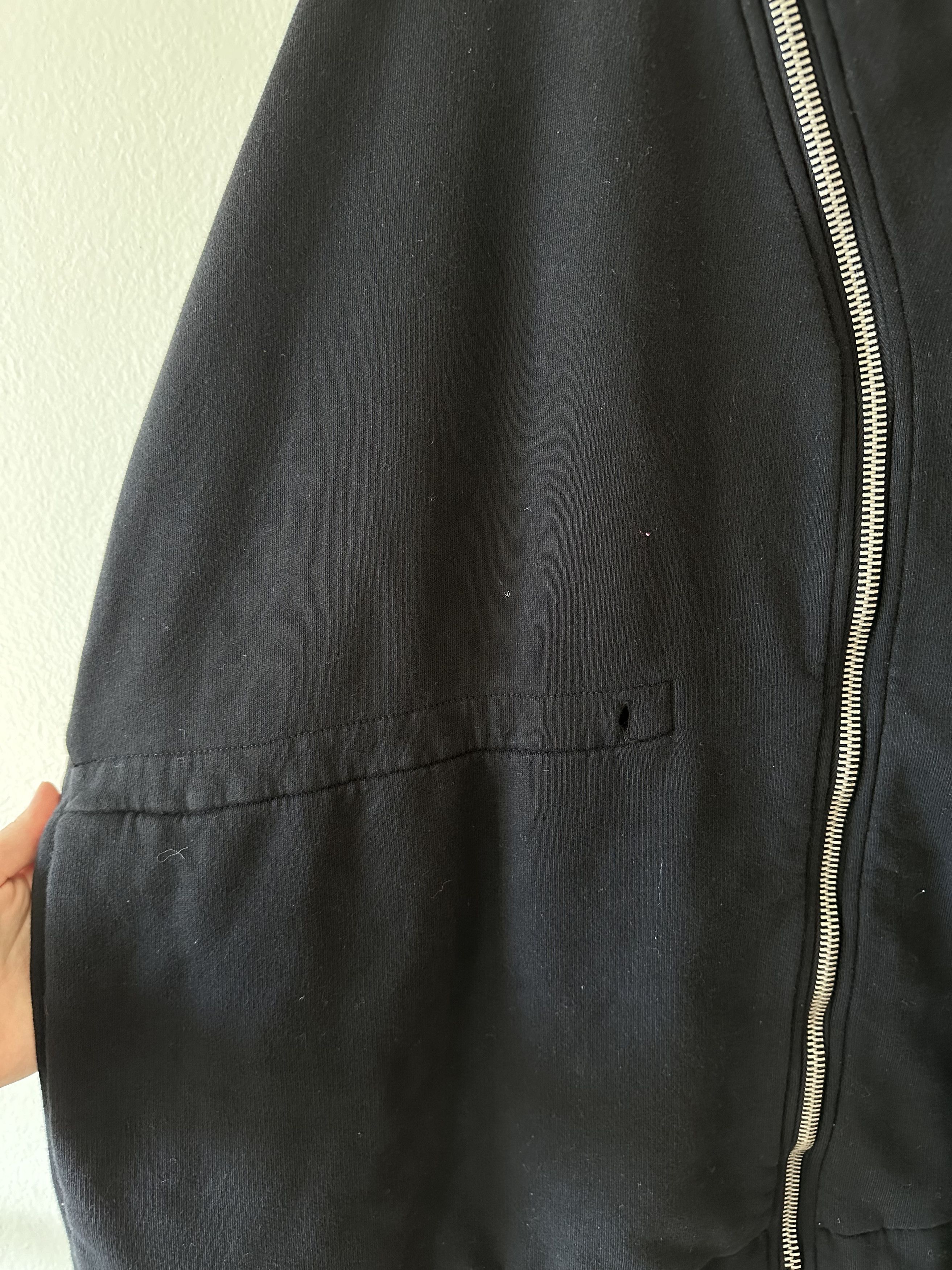 Rick Owens Rick Owens Drkshdw Asymmetrical Zip Sweater Size US XXL / EU 58 / 5 - 5 Thumbnail