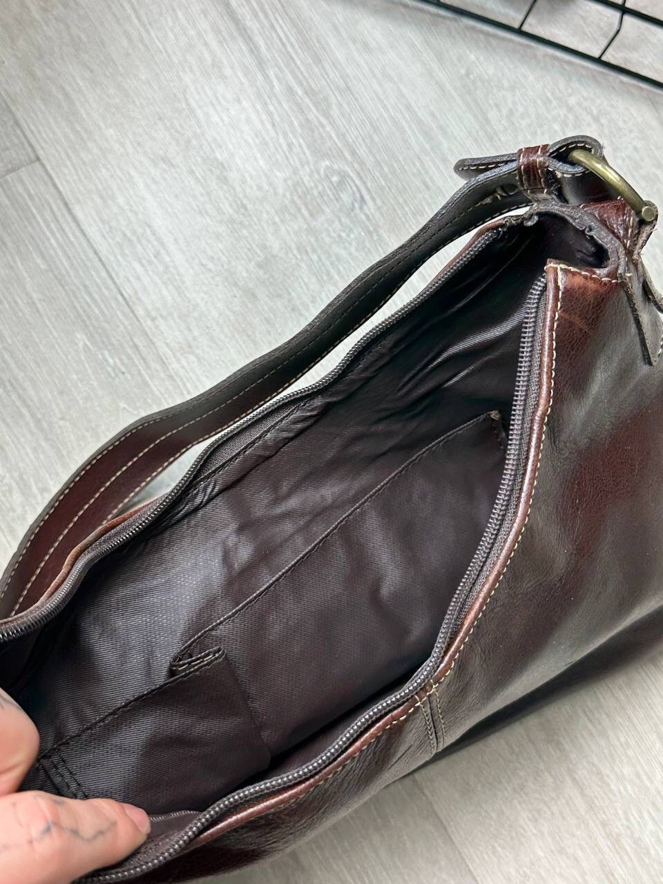 Vintage Vintage Y2K Leather Bag Avantgarde LGB Style Size ONE SIZE - 4 Thumbnail