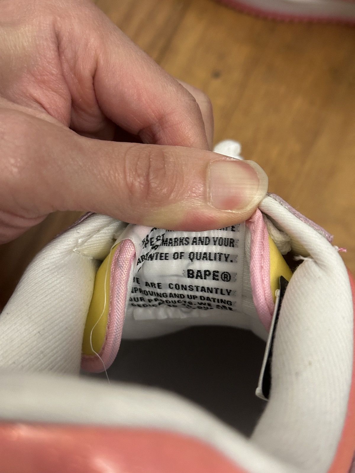 Bape BAPE STA FS-001 GLITTER PINK Size US 9.5 / EU 42-43 - 14 Thumbnail