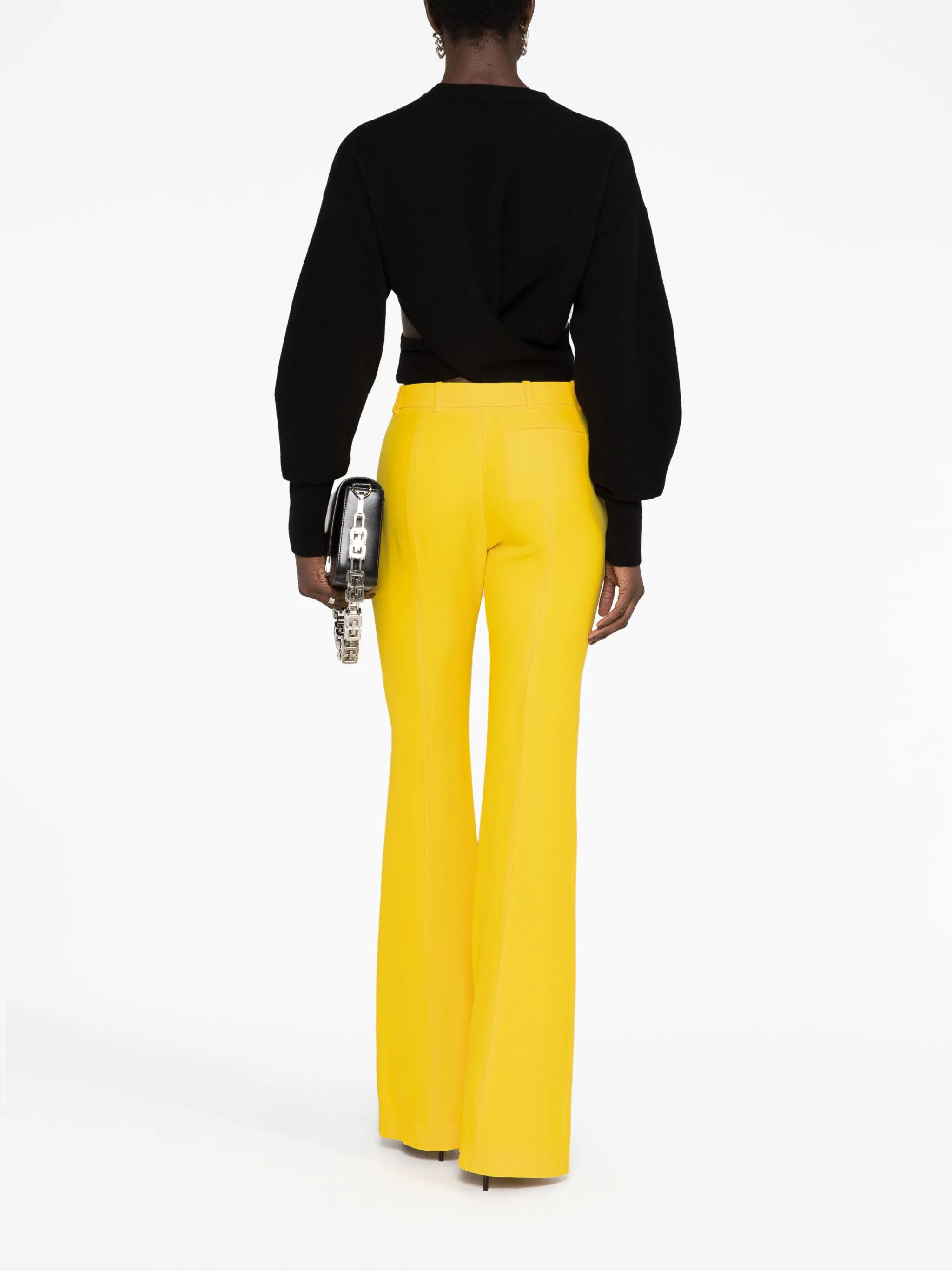 Alexander McQueen o1y0325 Sweater in Black Size S / US 4 / IT 40 - 4 Thumbnail