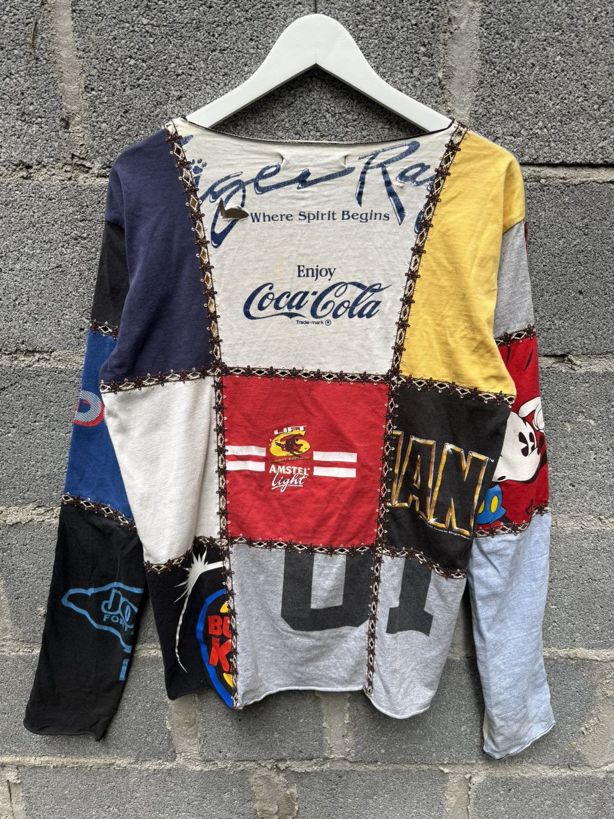 Number (N)ine AW02 Number (N)ine Patchwork Longsleeve Size US XL / EU 56 / 4 - 4 Thumbnail