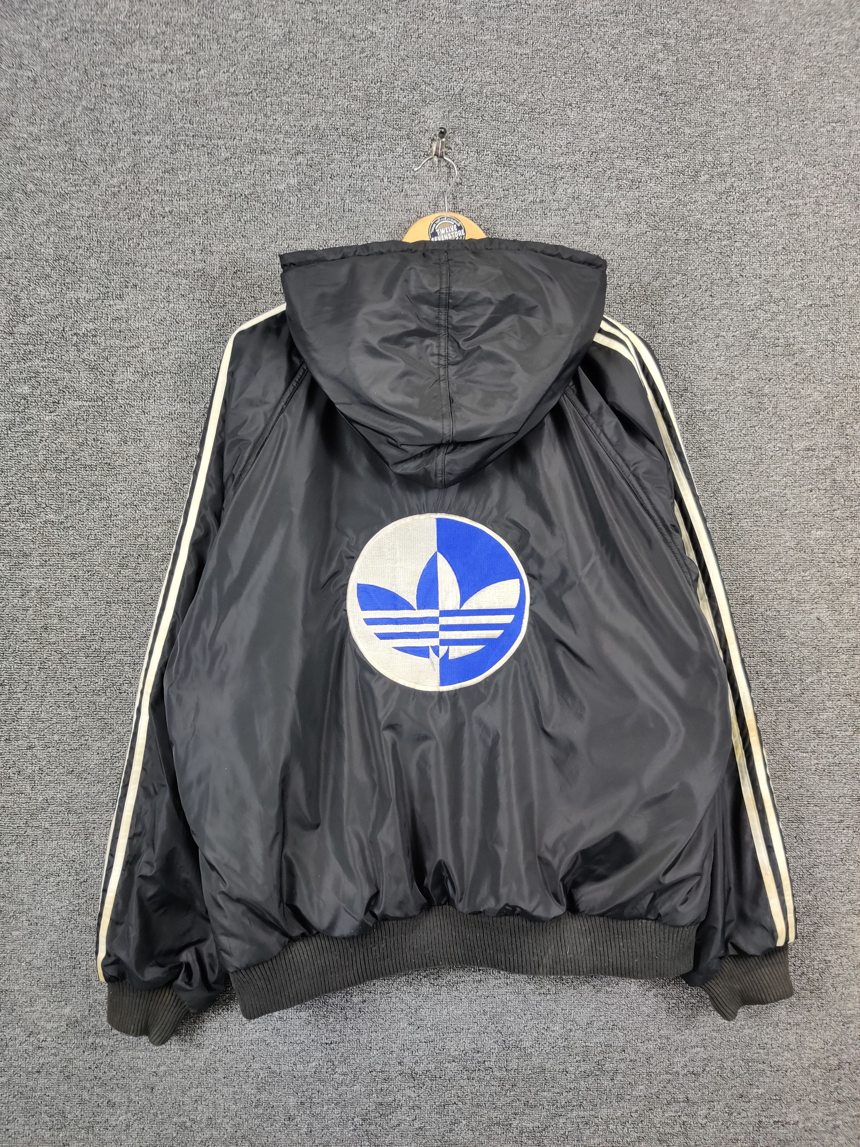 Adidas Vintage Adidas Trefoil Reversible Embroidery Jacket Size US XL / EU 56 / 4 - 1 Thumbnail