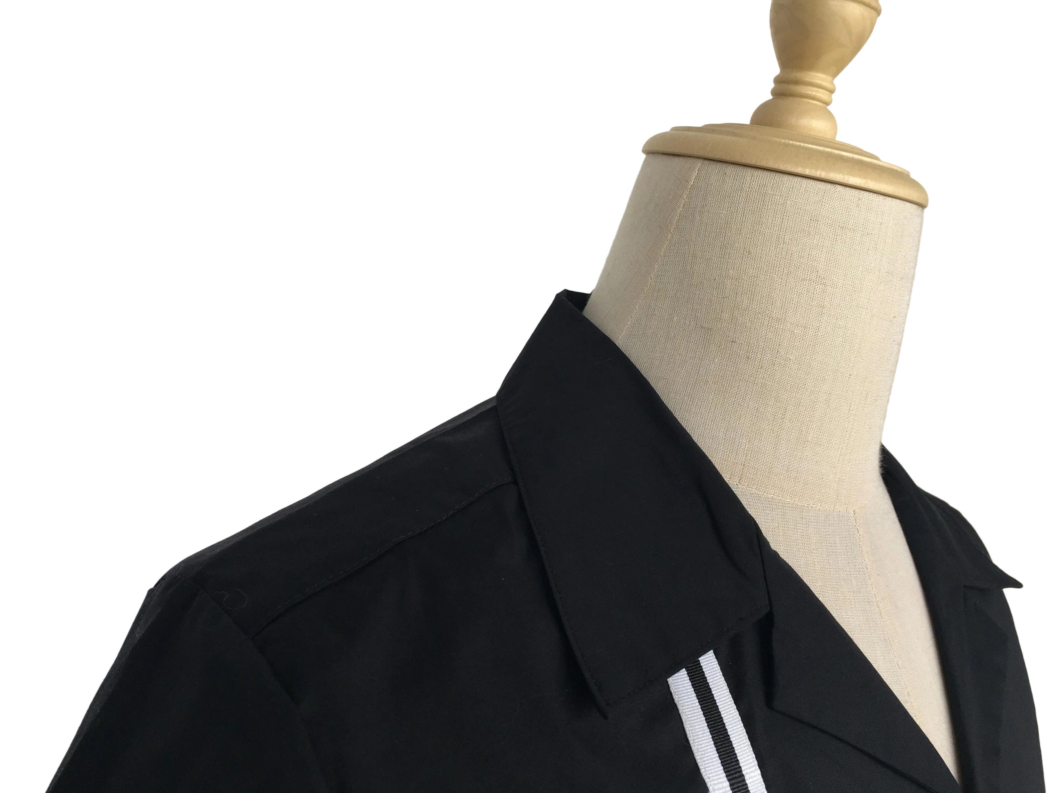 Other Men Shirt With Pocket Black Cotton Short Sleeve Workshirts Size US L / EU 52-54 / 3 - 5 Thumbnail