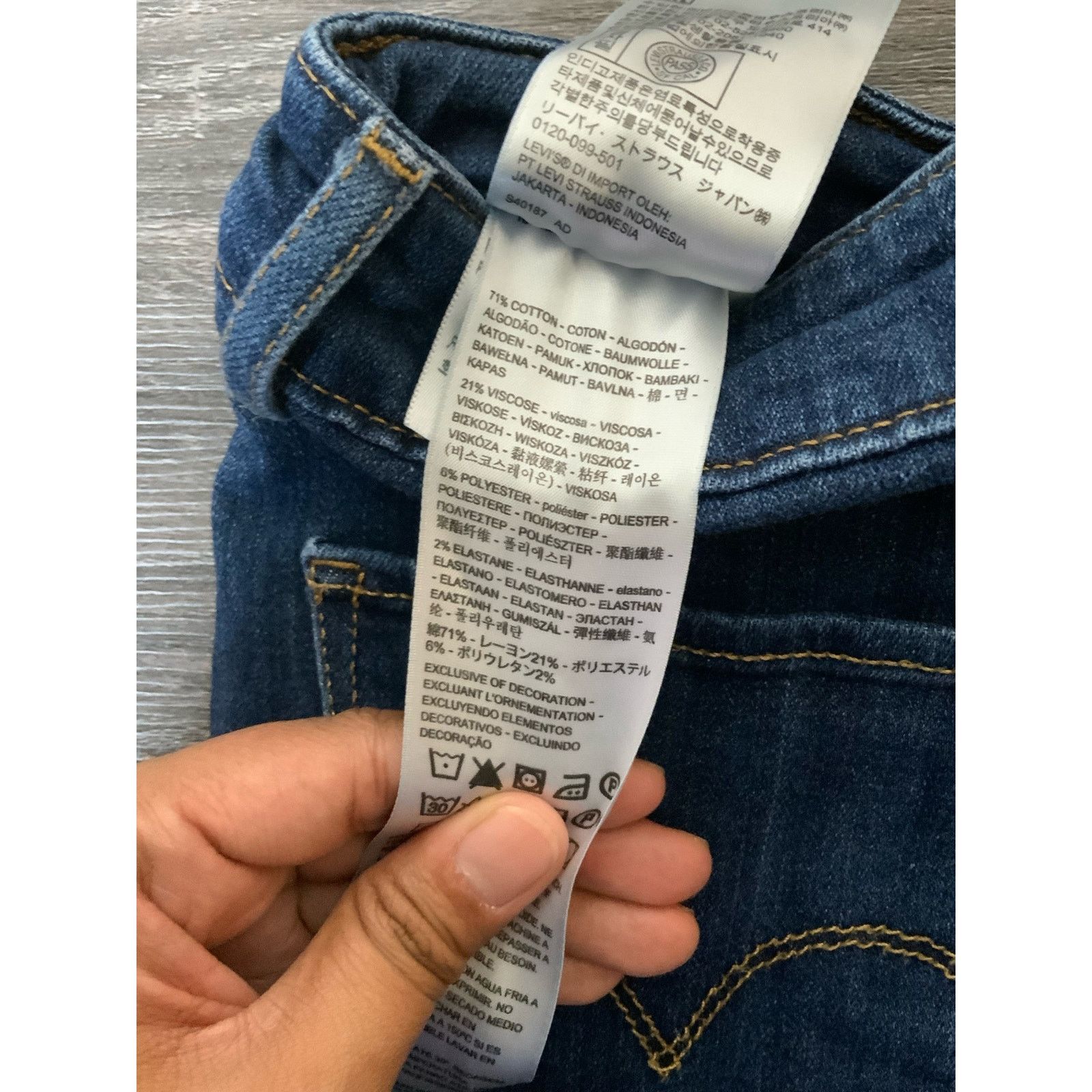 Levi's Levi’s 721 High Rise Skinny Jeans Denim Pants Women’s 27 Size 27" / US 4 / IT 40 - 6 Thumbnail