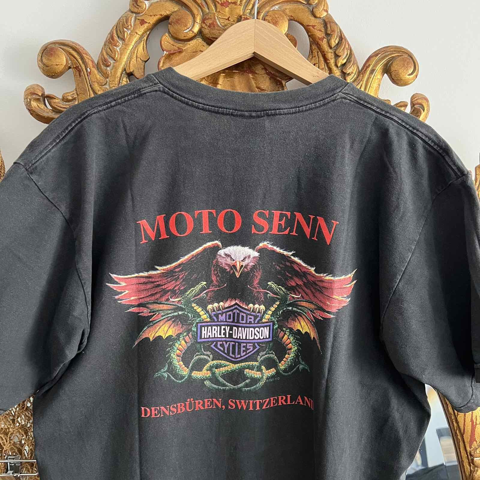 Harley Davidson × Vintage Vintage Harley Davidson 00s Graphic Tee Sz XL Size US XL / EU 56 / 4 - 4 Thumbnail