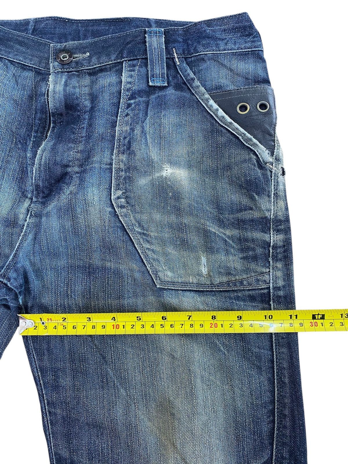 Edwin Edwin-Faded Wash Twisted Leg Style Wide Jeans Size US 32 / EU 48 - 7 Thumbnail