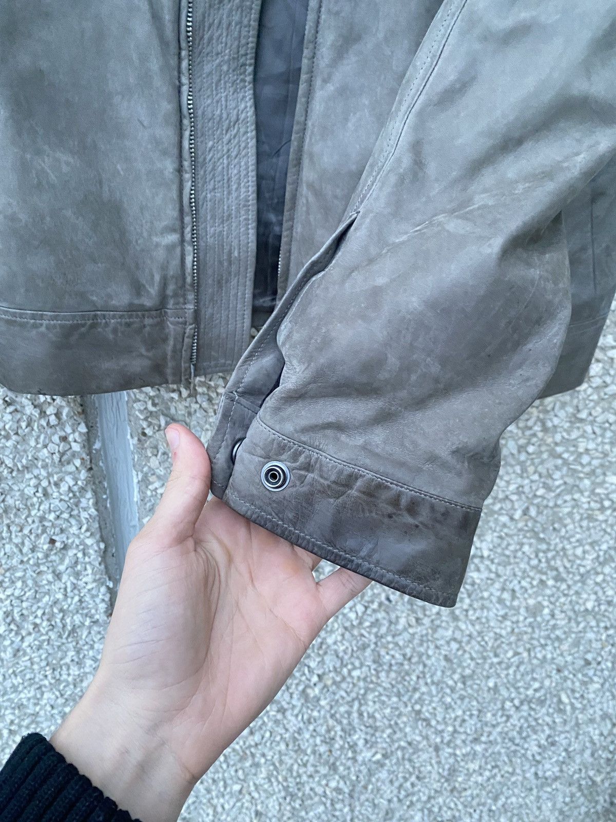 Rick Owens S/S 13 “ISLAND” Cow Leather Panelled Biker Jacket Rick Owens Size US L / EU 52-54 / 3 - 7 Thumbnail