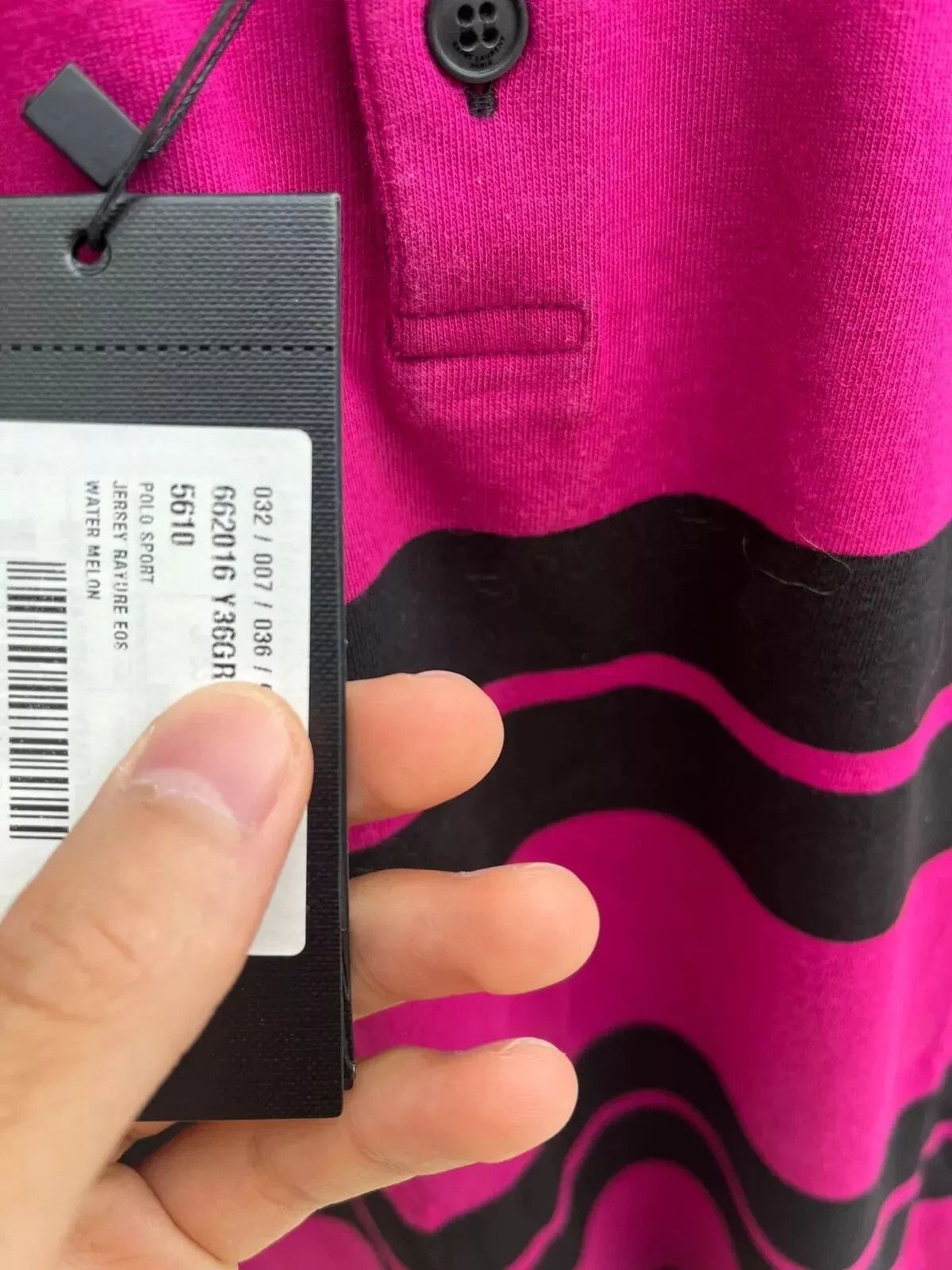 Saint Laurent Paris o1rshd1 YSL Embroidered Polo Sport in Water Melon Size US L / EU 52-54 / 3 - 5 Thumbnail